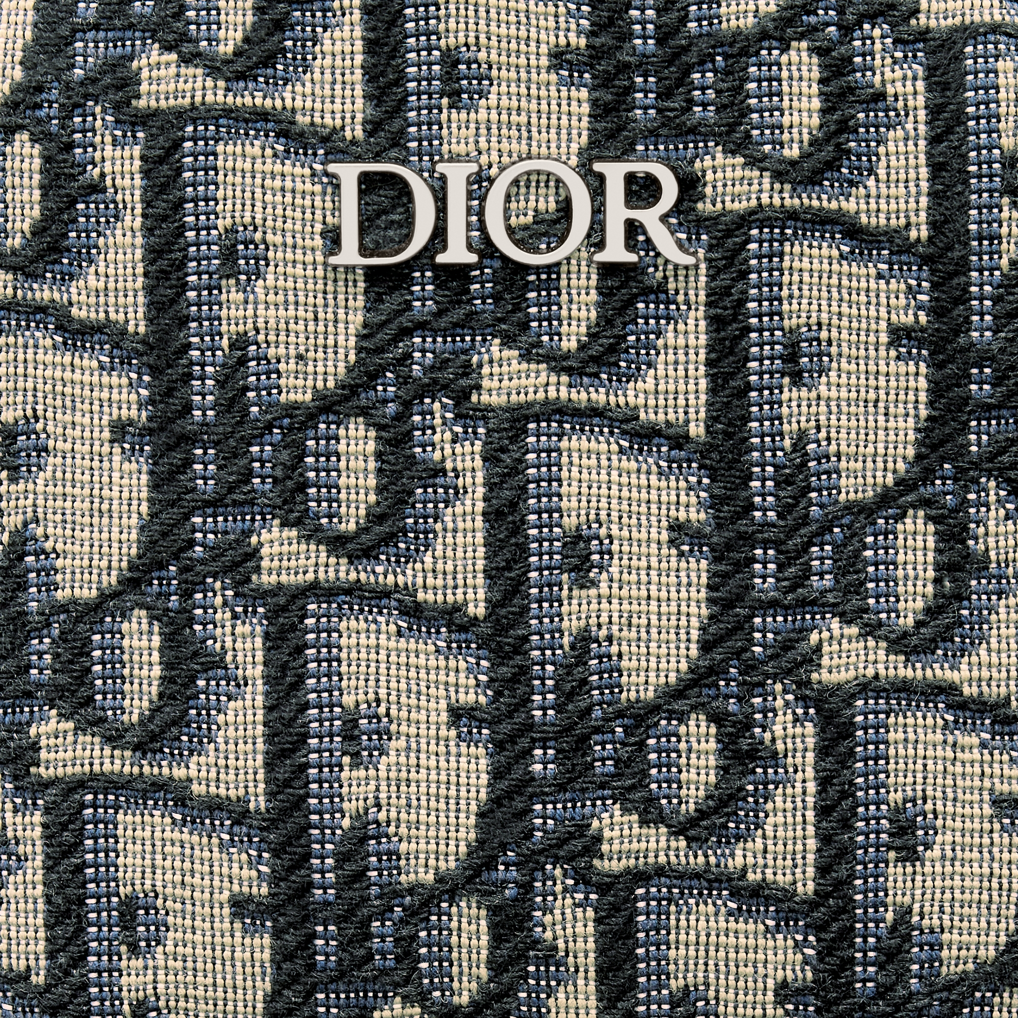 Kids' Mini Rider Backpack Beige and Black Dior Oblique Jacquard E09