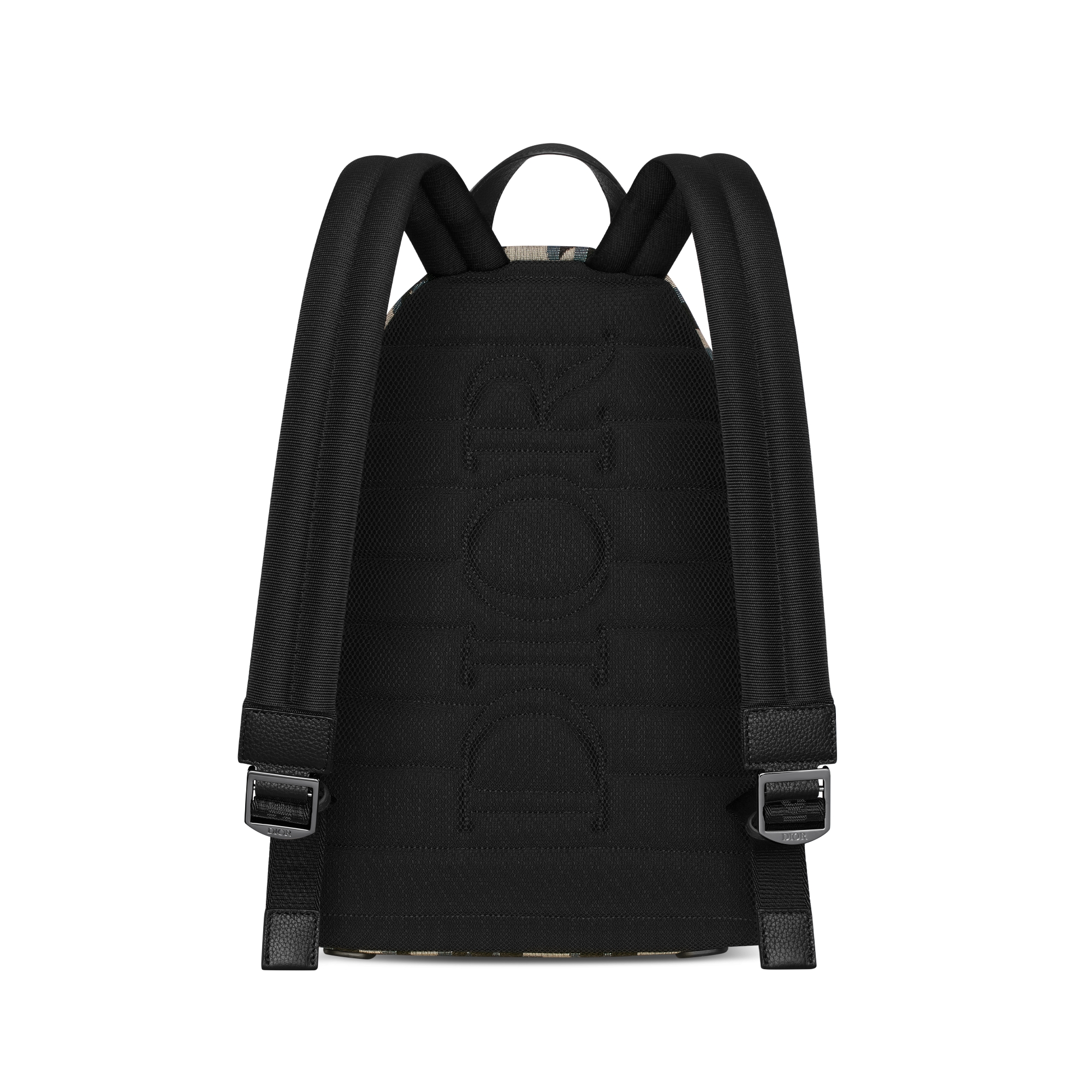 Rider Rucksack für Kinder Maxi Dior Oblique Jacquard in Beige und Blau E08