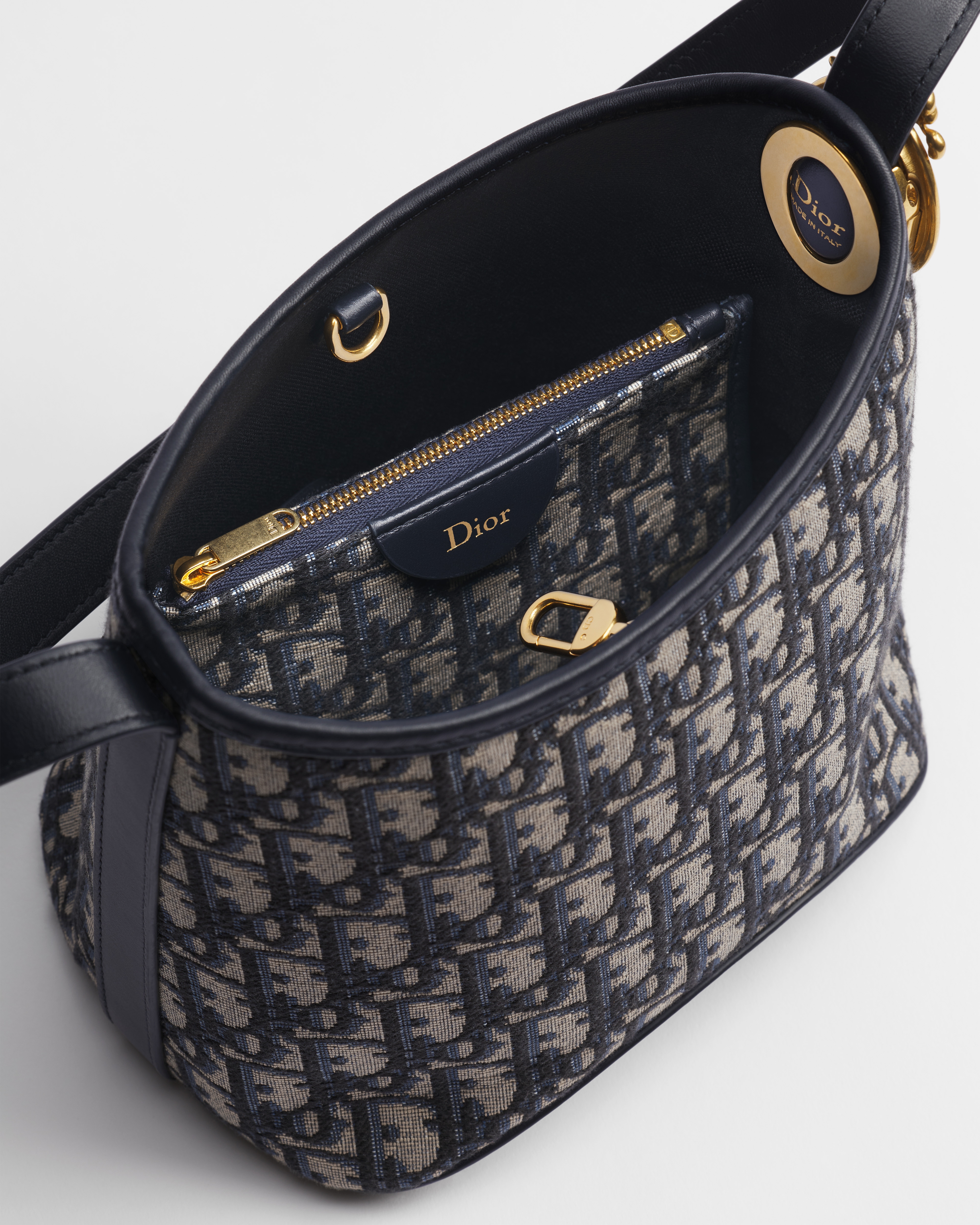 Small Dior Médaillon Bucket Bag