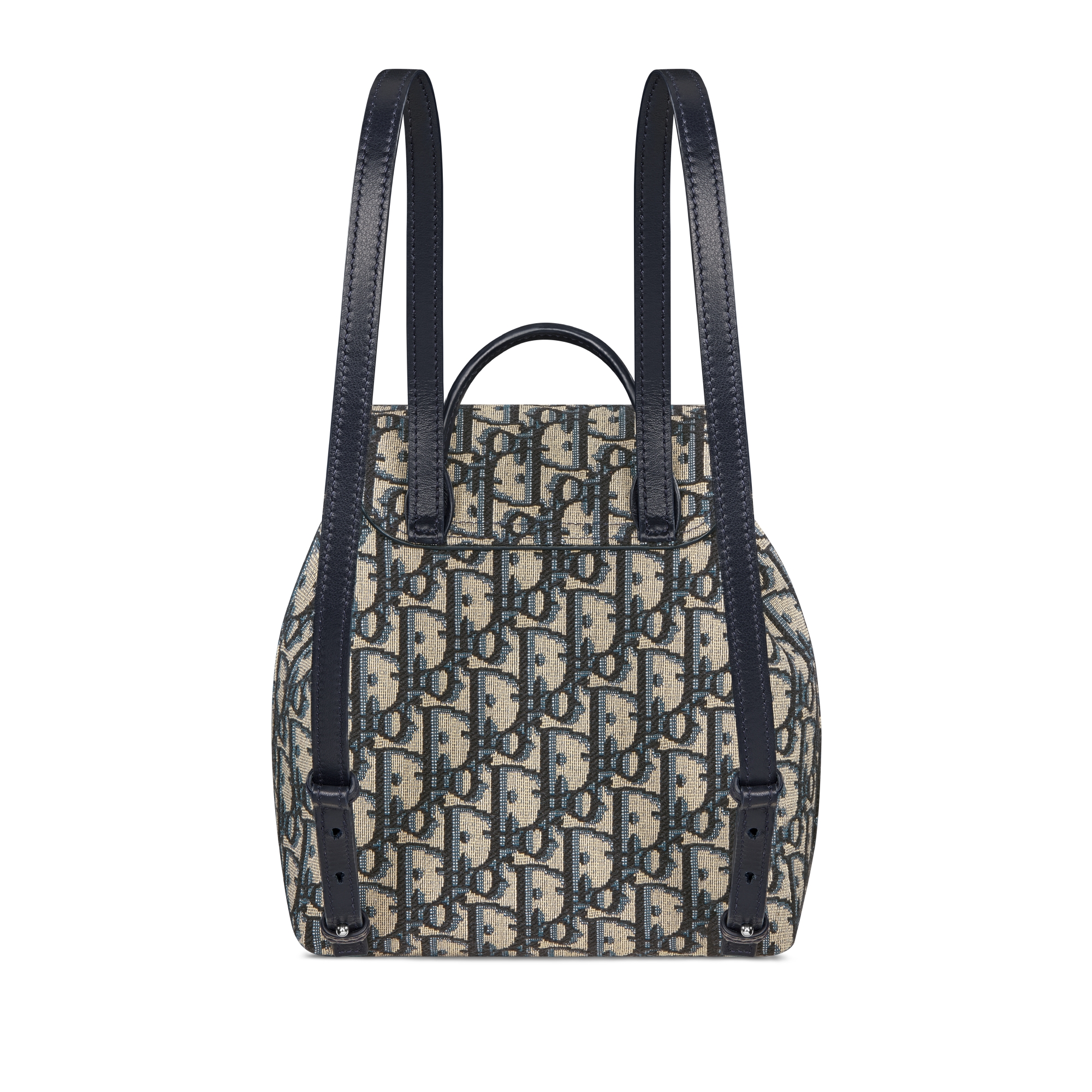 Rugzak voor kinderen Beige en blauwe Dior Oblique-jacquard E08