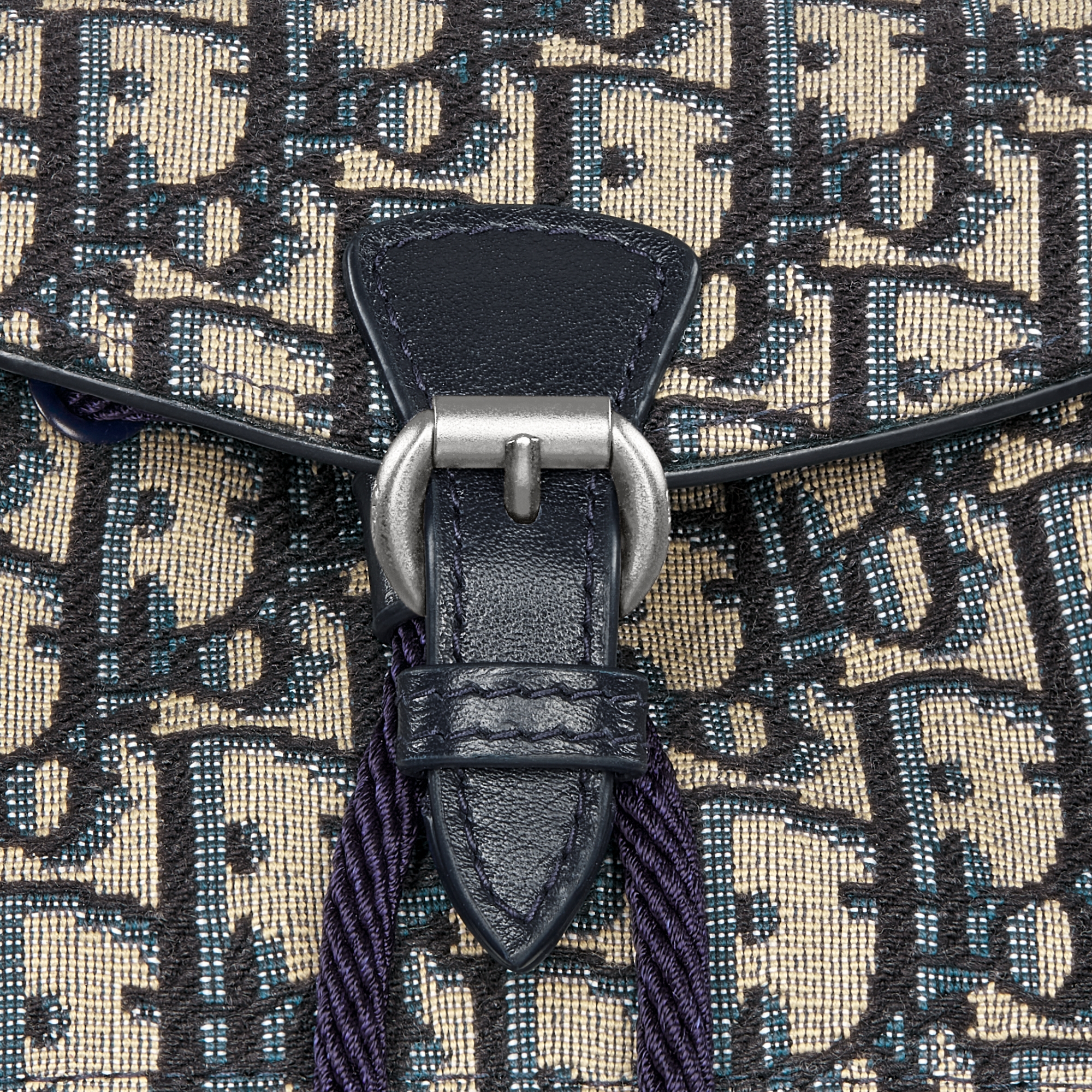 Rugzak voor kinderen Beige en blauwe Dior Oblique-jacquard E09