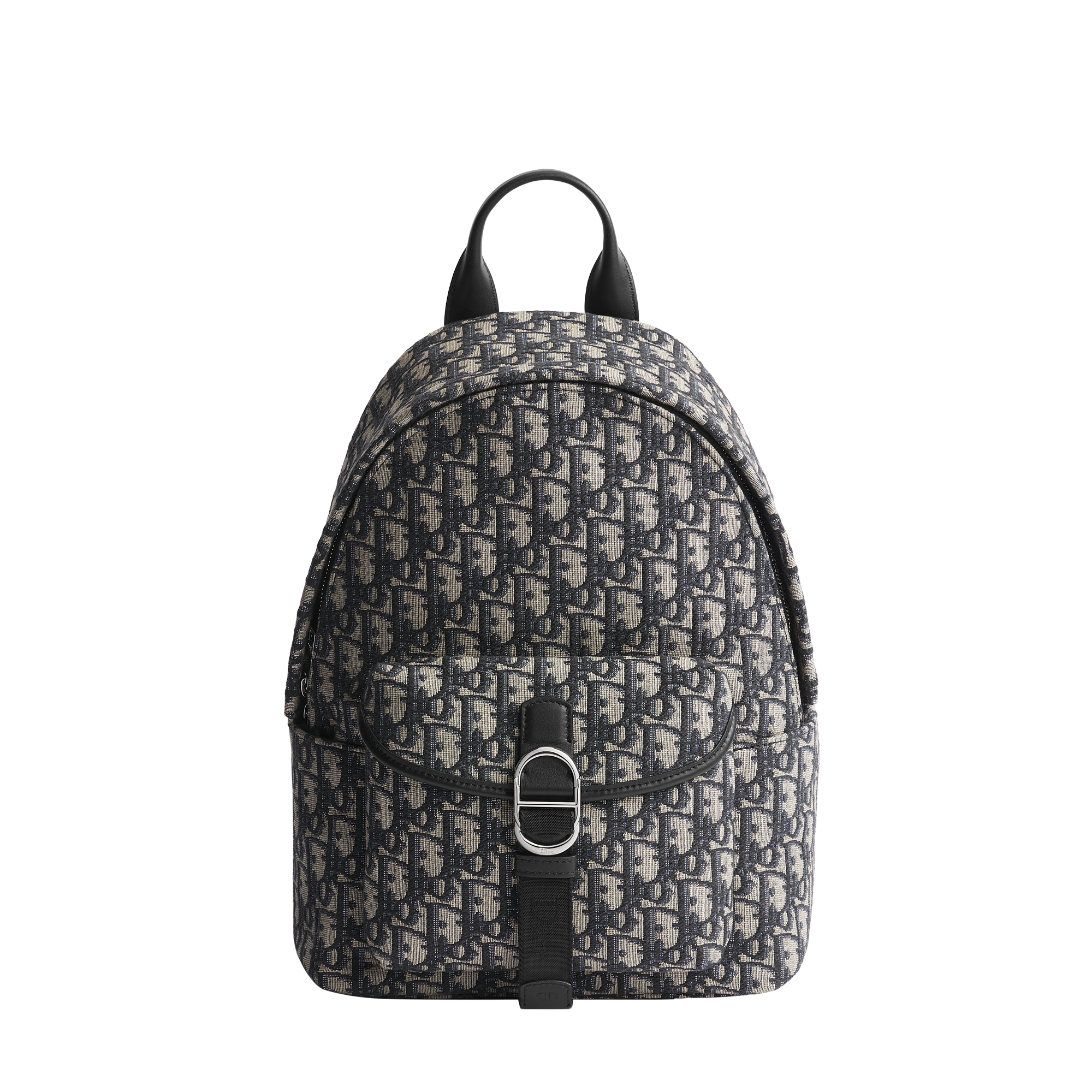 Kids' Dior Jett Backpack Beige and Black Dior Oblique Jacquard E01