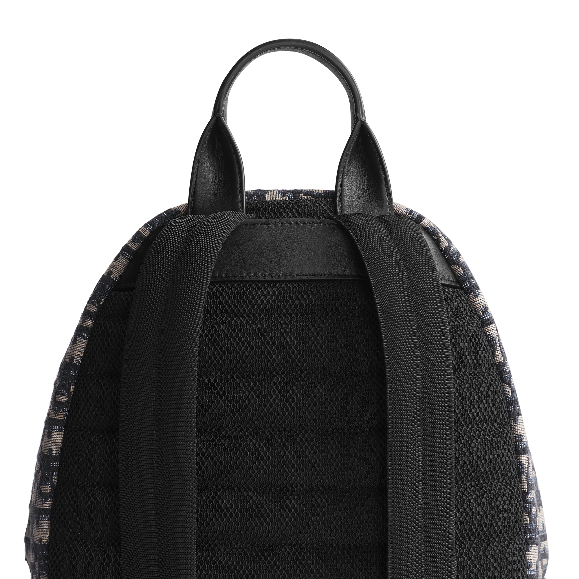 Kids' Dior Jett Backpack Beige and Black Dior Oblique Jacquard E08