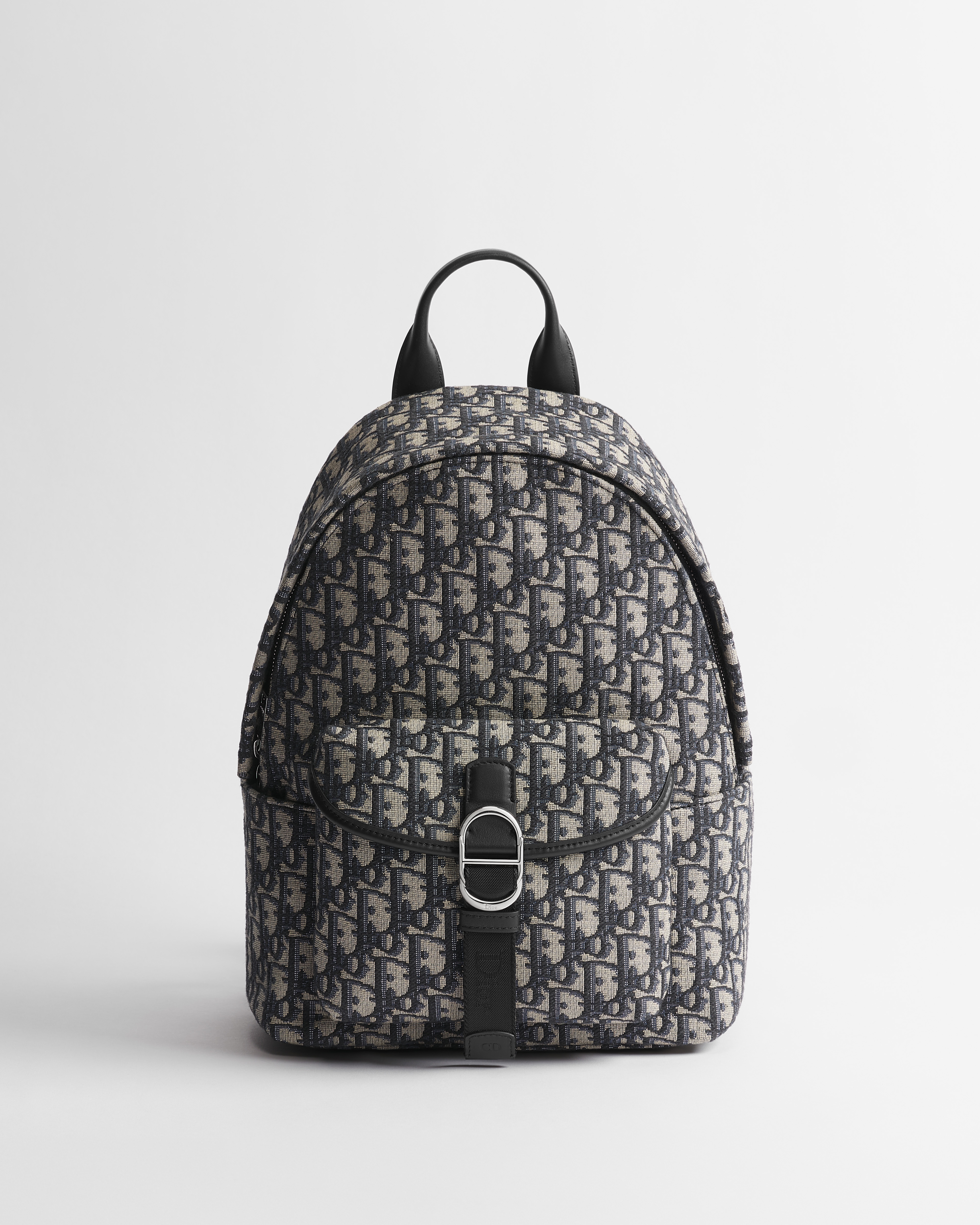 Zaino Dior Jett per bambini Jacquard Dior Oblique beige e nero E01