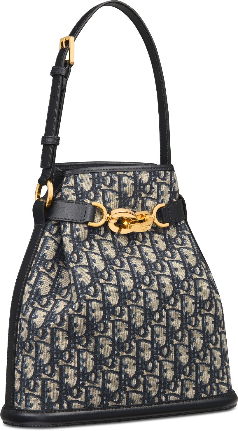 Medium C est Dior Bag Blue Dior Oblique Jacquard DIOR