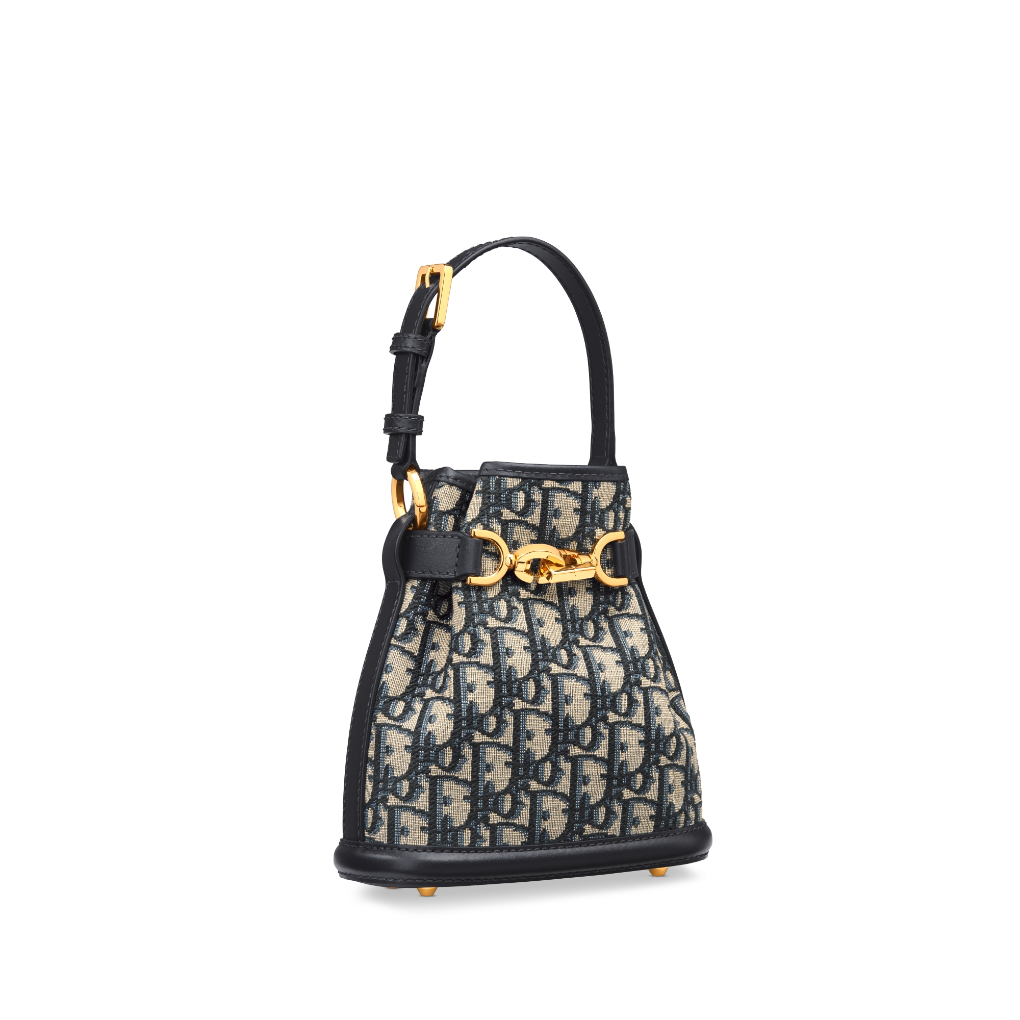 C'est Dior 스몰 백 블루 Dior Oblique 자카드 E03