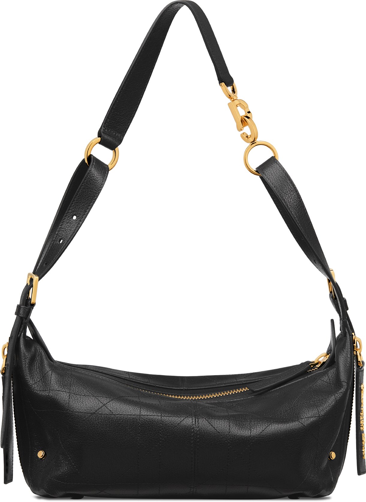 Small D-Journey Bag in Shiny Goatskin Back view