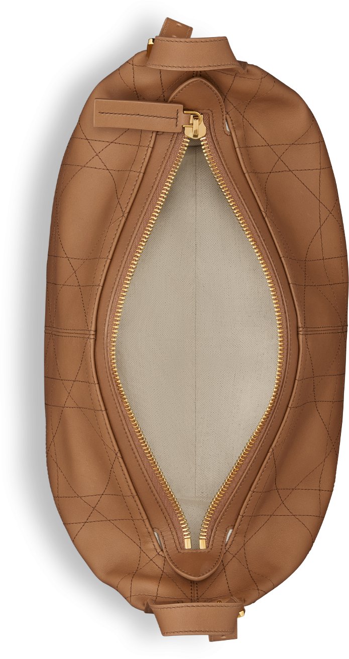 Medium D-Journey Bag in Vintage Smooth Calfskin Top shot view