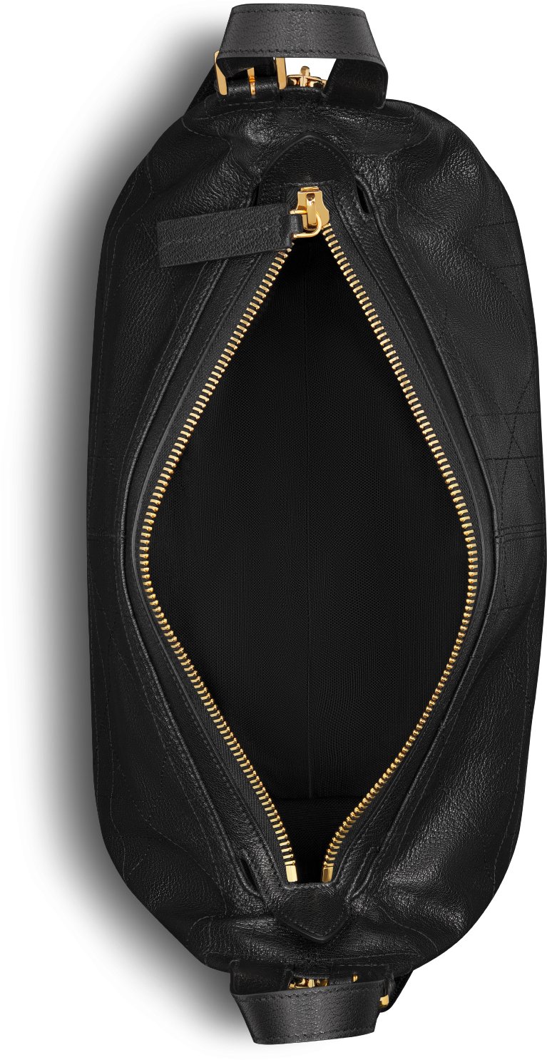 Medium D-Journey Bag in Shiny Goatskin Top shot view