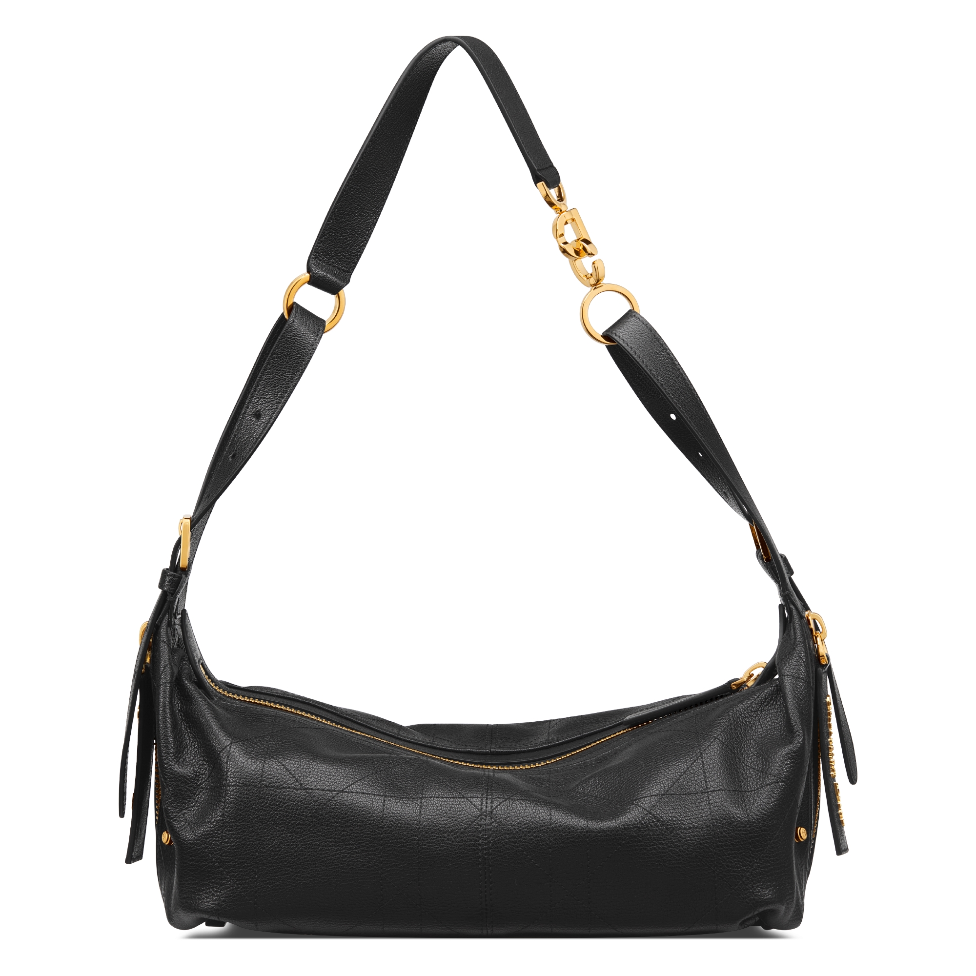 Medium D-Journey Bag in Shiny Goatskin