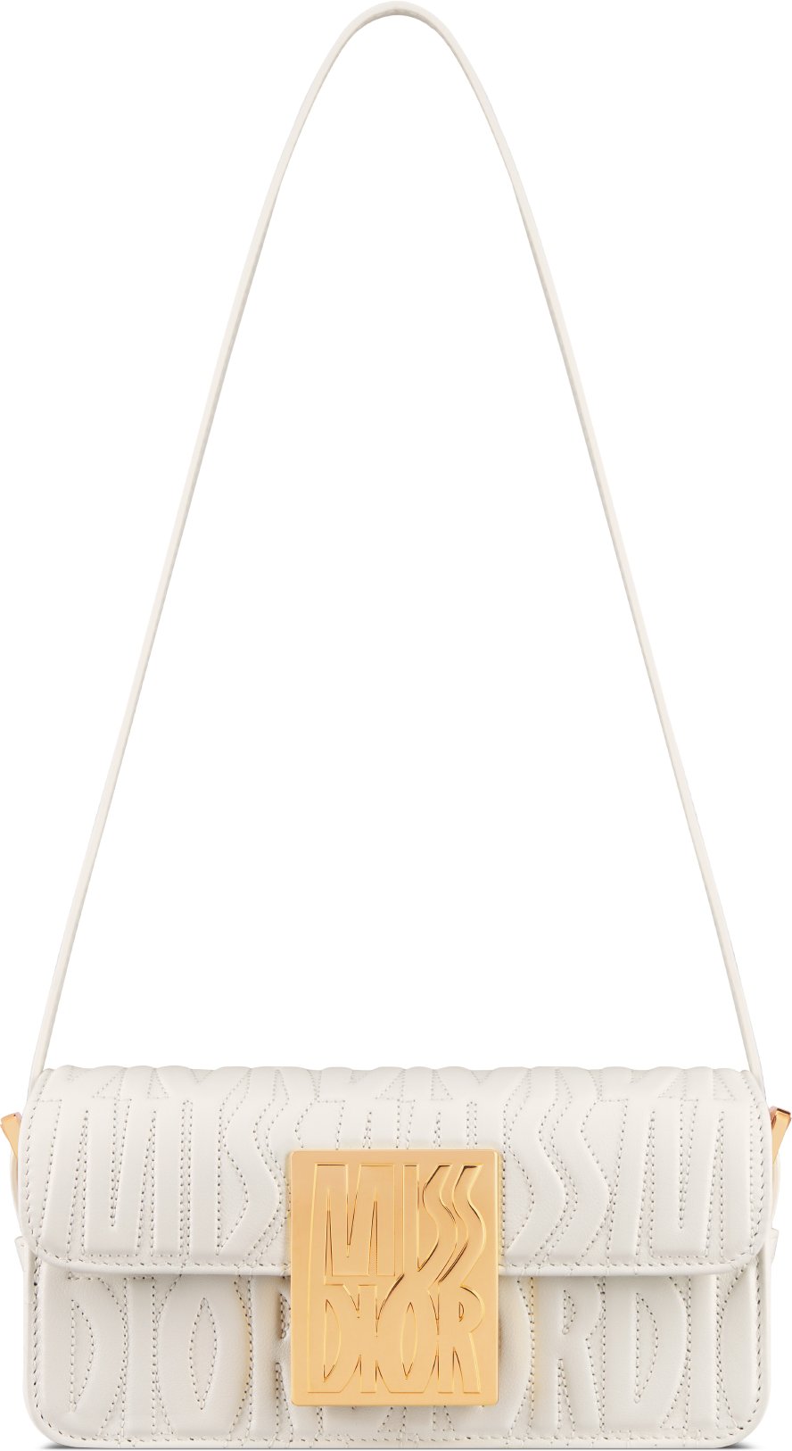 Miss Dior Flap Bag Latte Quilted Miss Dior Allover Calfskin DIOR