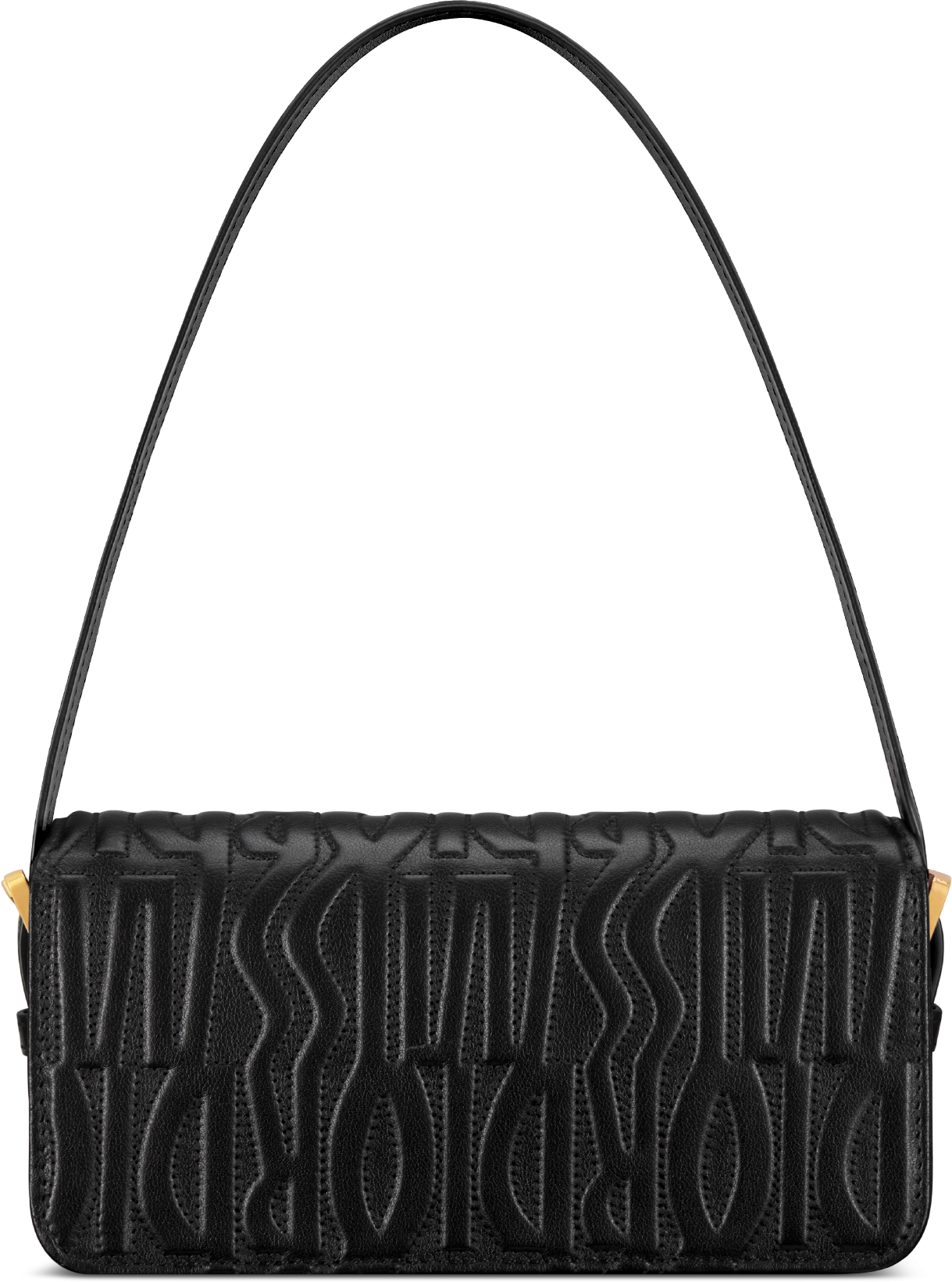 DIOR Miss Dior Flap Bag Black Quilted Miss Dior Allover Calfskin Women