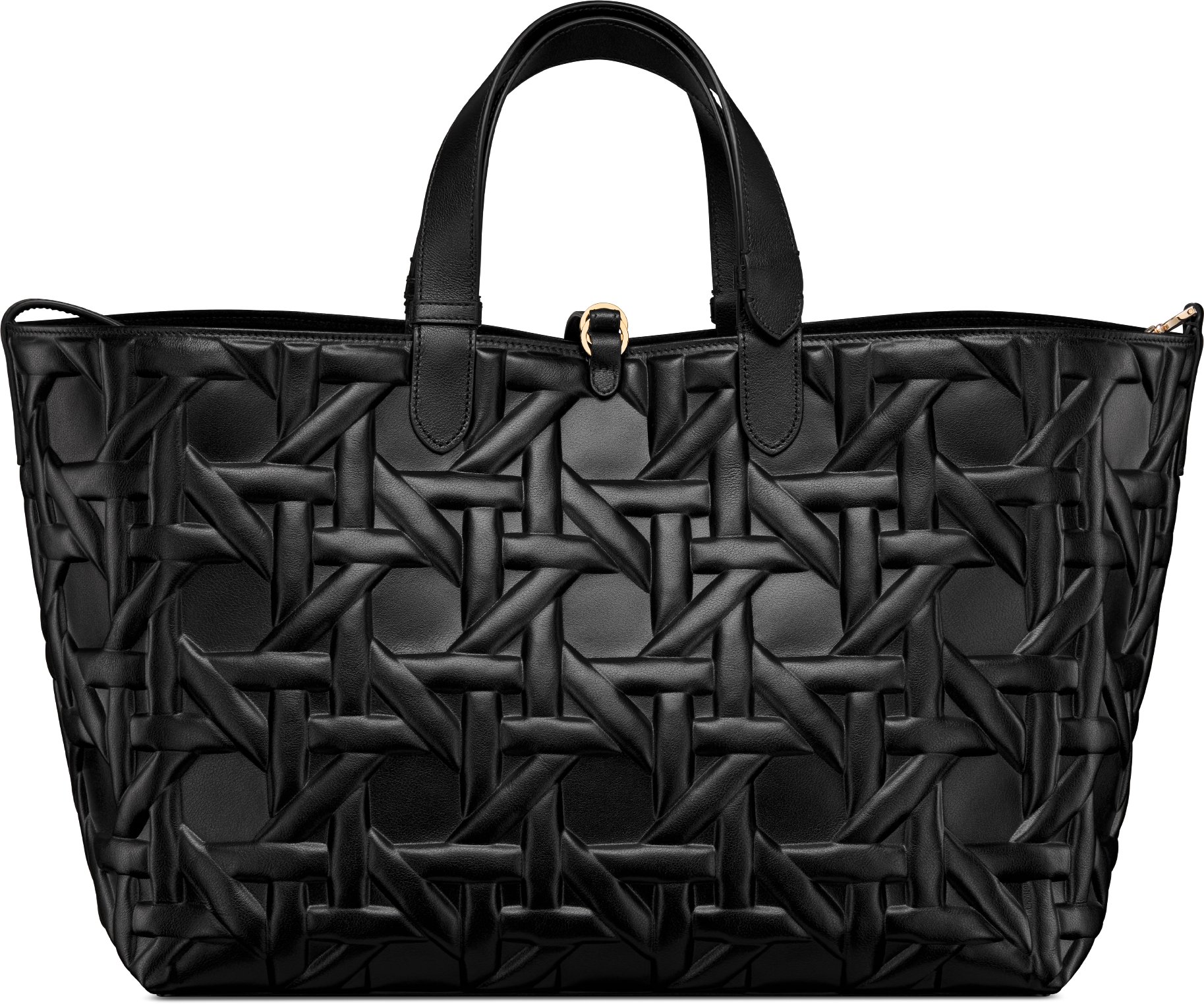 Large Dior Toujours Bag Black Graphic Cannage Calfskin DIOR