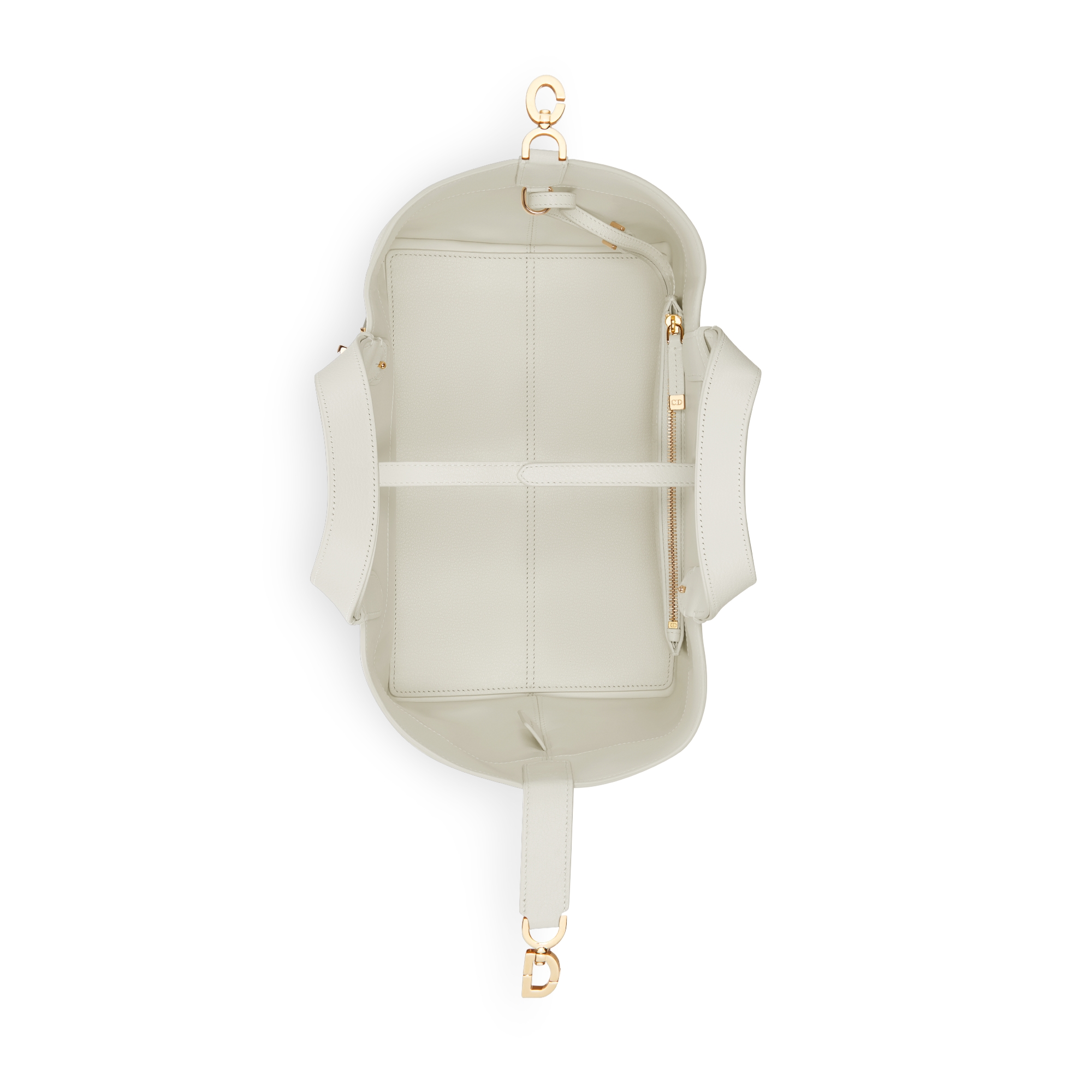 Dior Toujours 미디엄 백 아이보리 플랫 매크로까나쥬 송아지 가죽 E06