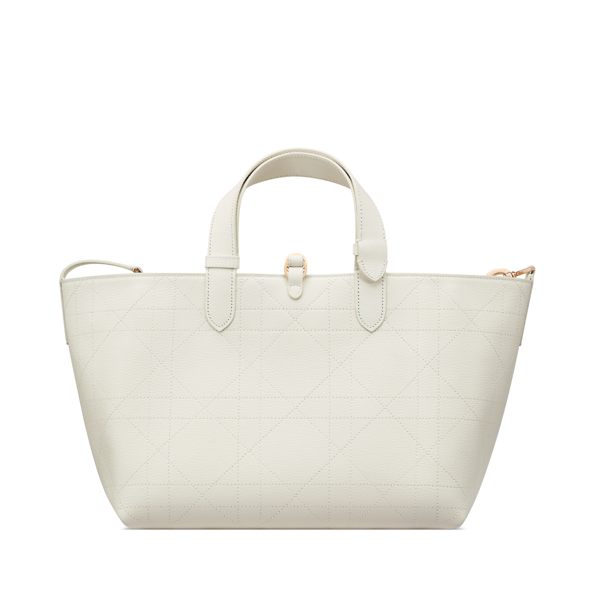 Dior Toujours 미디엄 백 아이보리 플랫 매크로까나쥬 송아지 가죽 E08