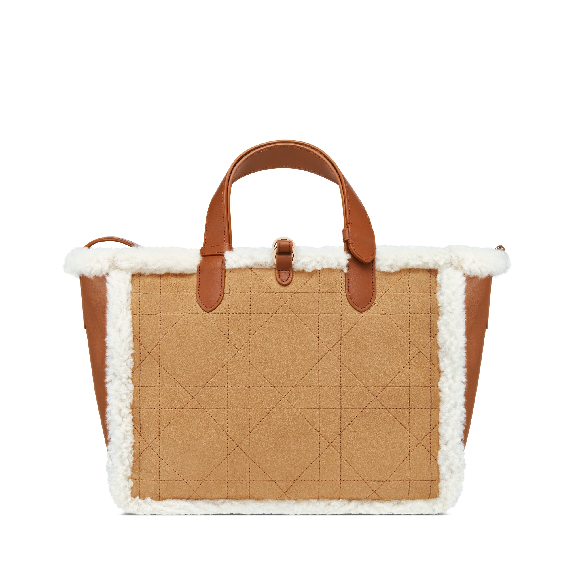 Dior Toujours バッグ ミディアム マクロカナージュ スエード & ラムスキンシアリング E08