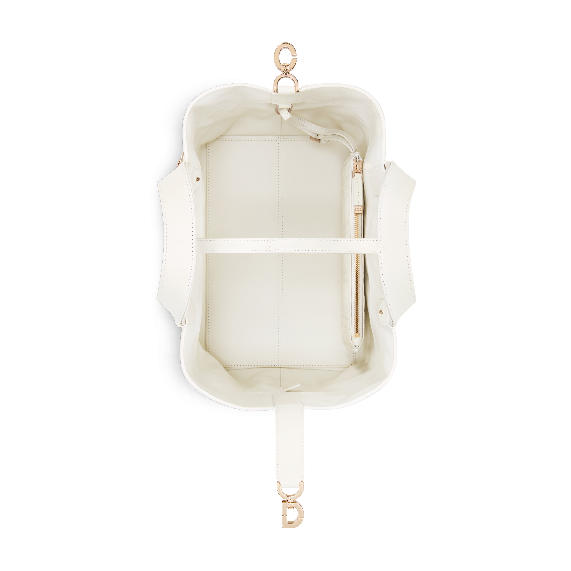 Medium Dior Toujours Bag Latte Macrocannage Calfskin E06