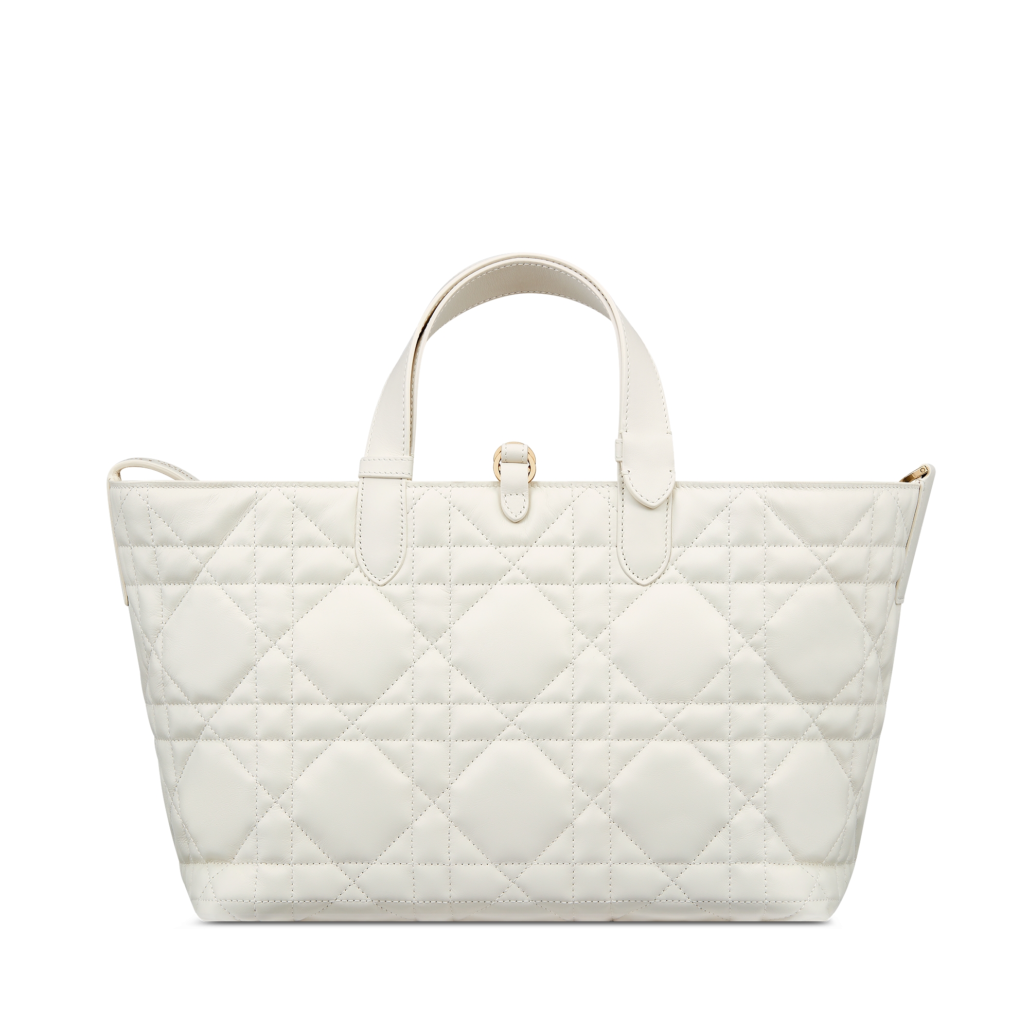 Medium Dior Toujours Bag Latte Macrocannage Calfskin E08