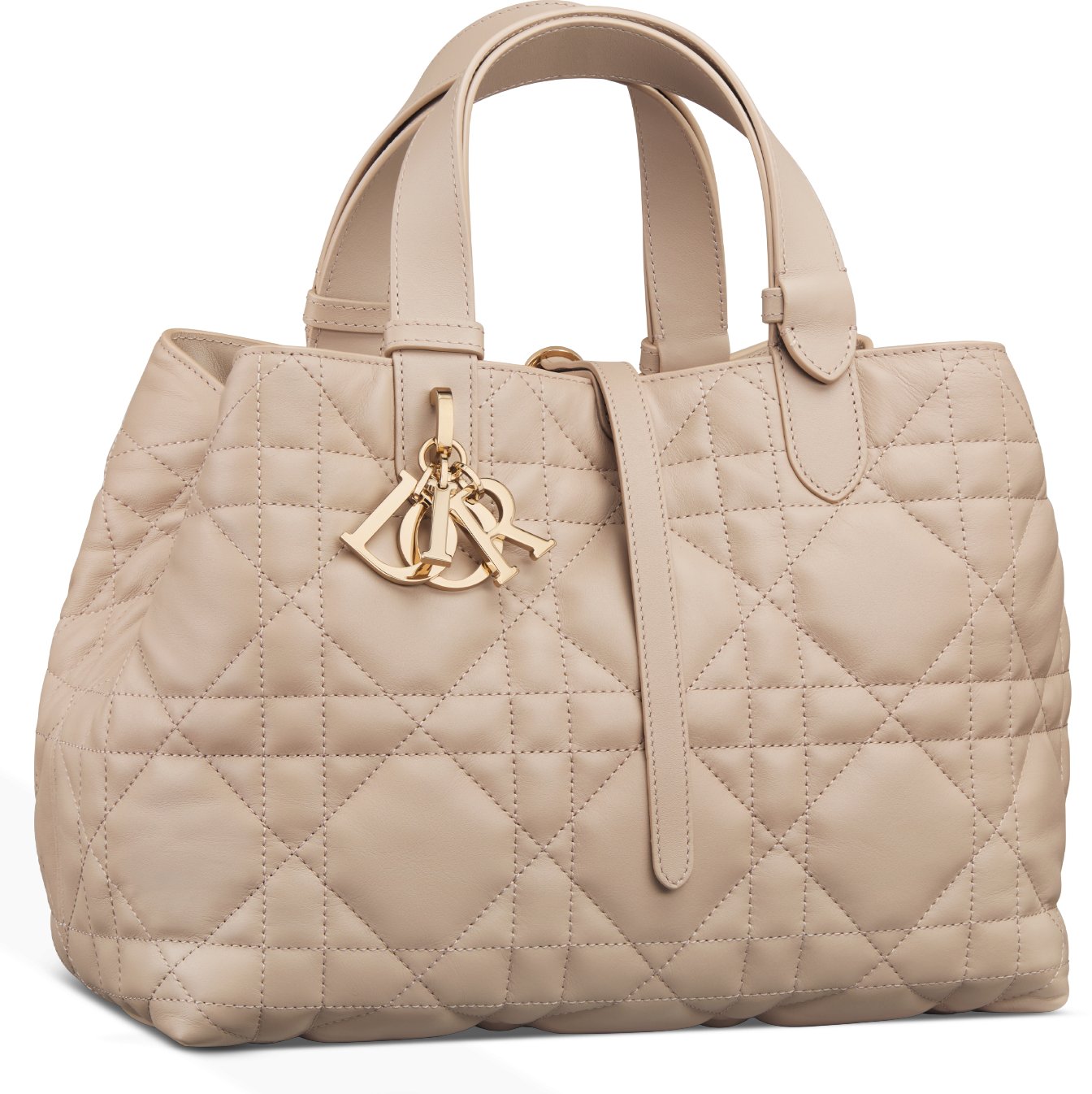 Medium Dior Toujours Bag Three quarter closed view Three quarter closed view