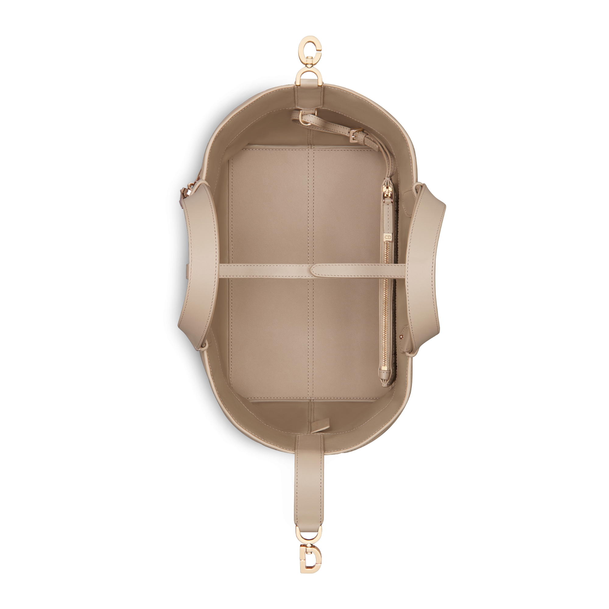 Medium Dior Toujours Bag Desert Taupe Macrocannage Calfskin E06