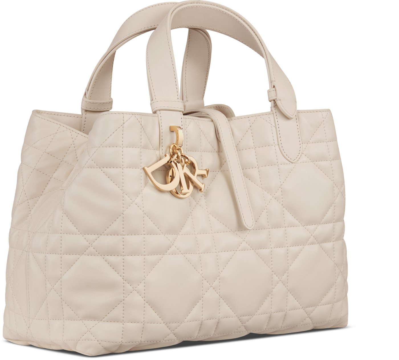 Medium Dior Toujours Bag Three quarter closed view Three quarter closed view