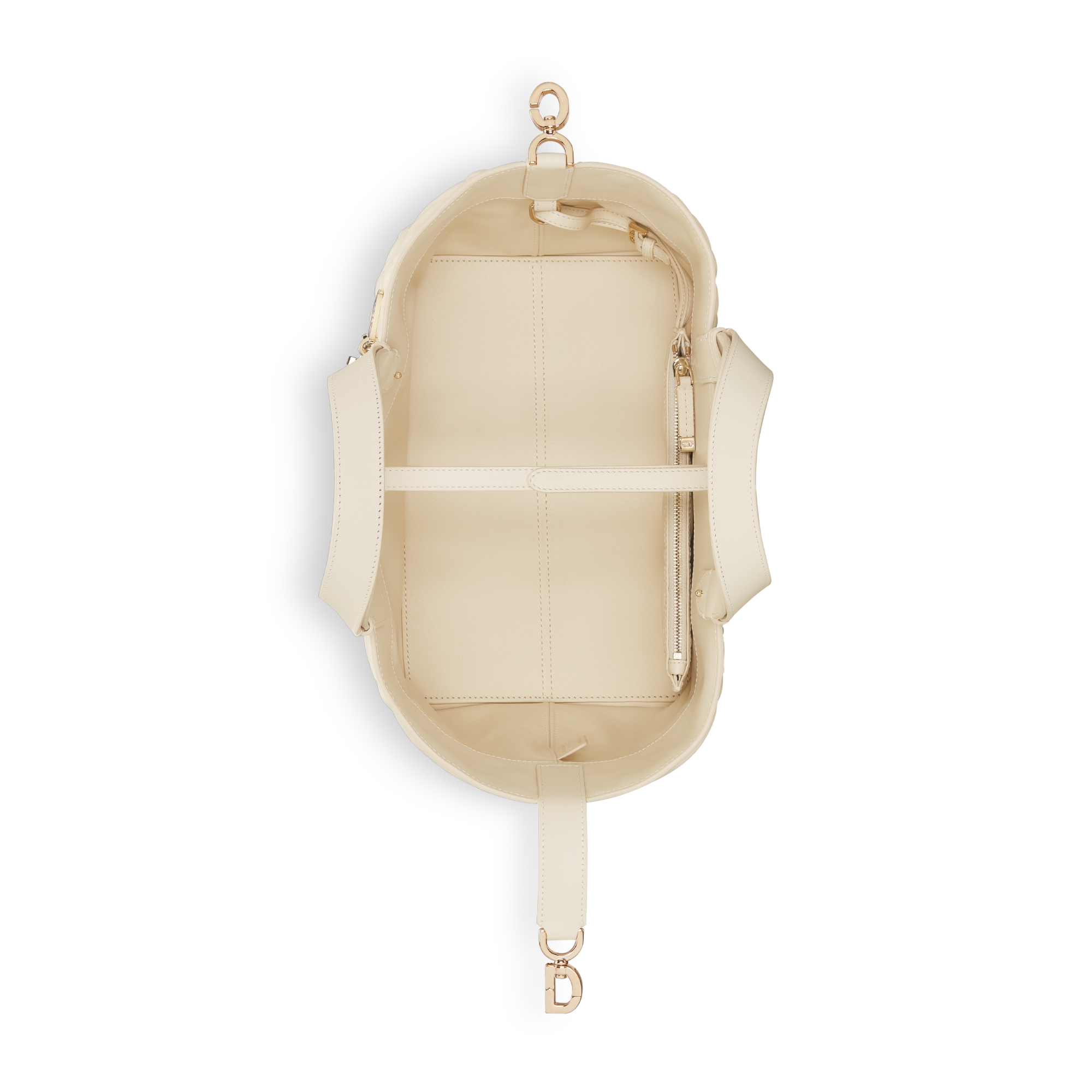 Medium Dior Toujours Bag Light Beige Macrocannage Calfskin E06