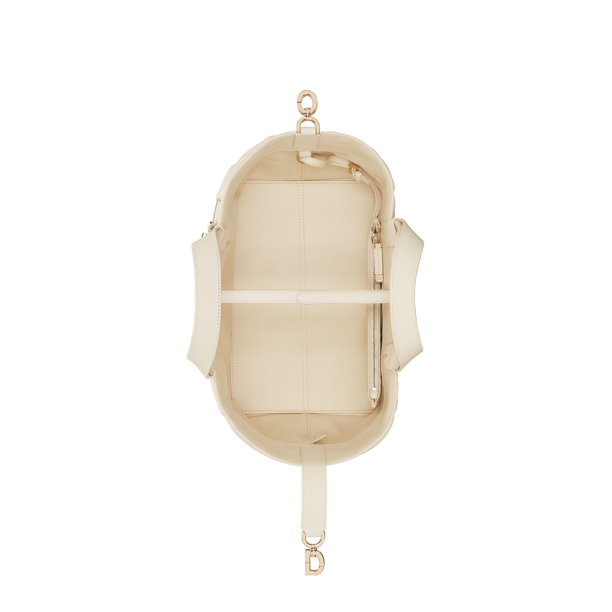 Medium Dior Toujours Bag Light Beige Macrocannage Calfskin E06