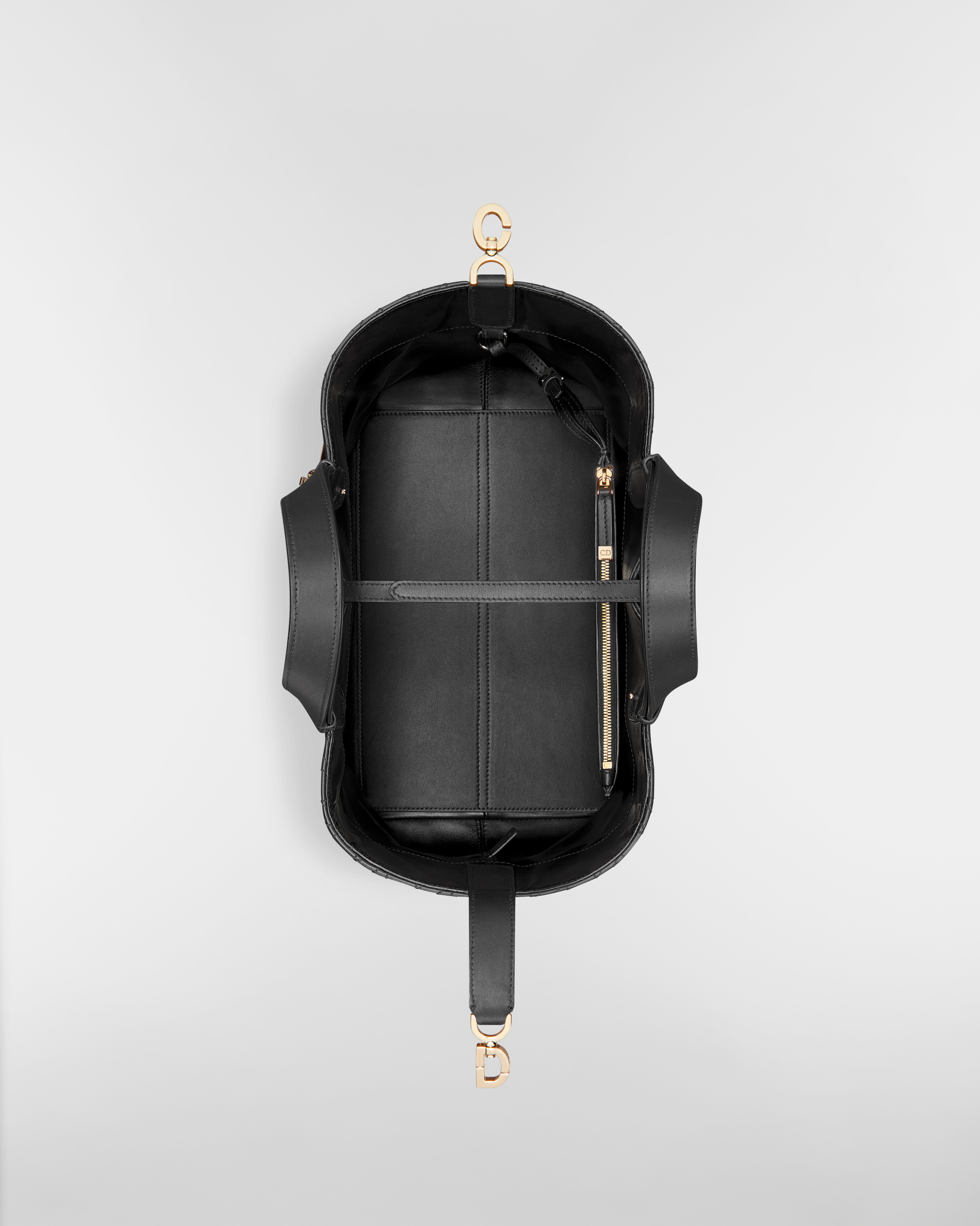 Medium Dior Toujours Bag Black Graphic Cannage Calfskin E06