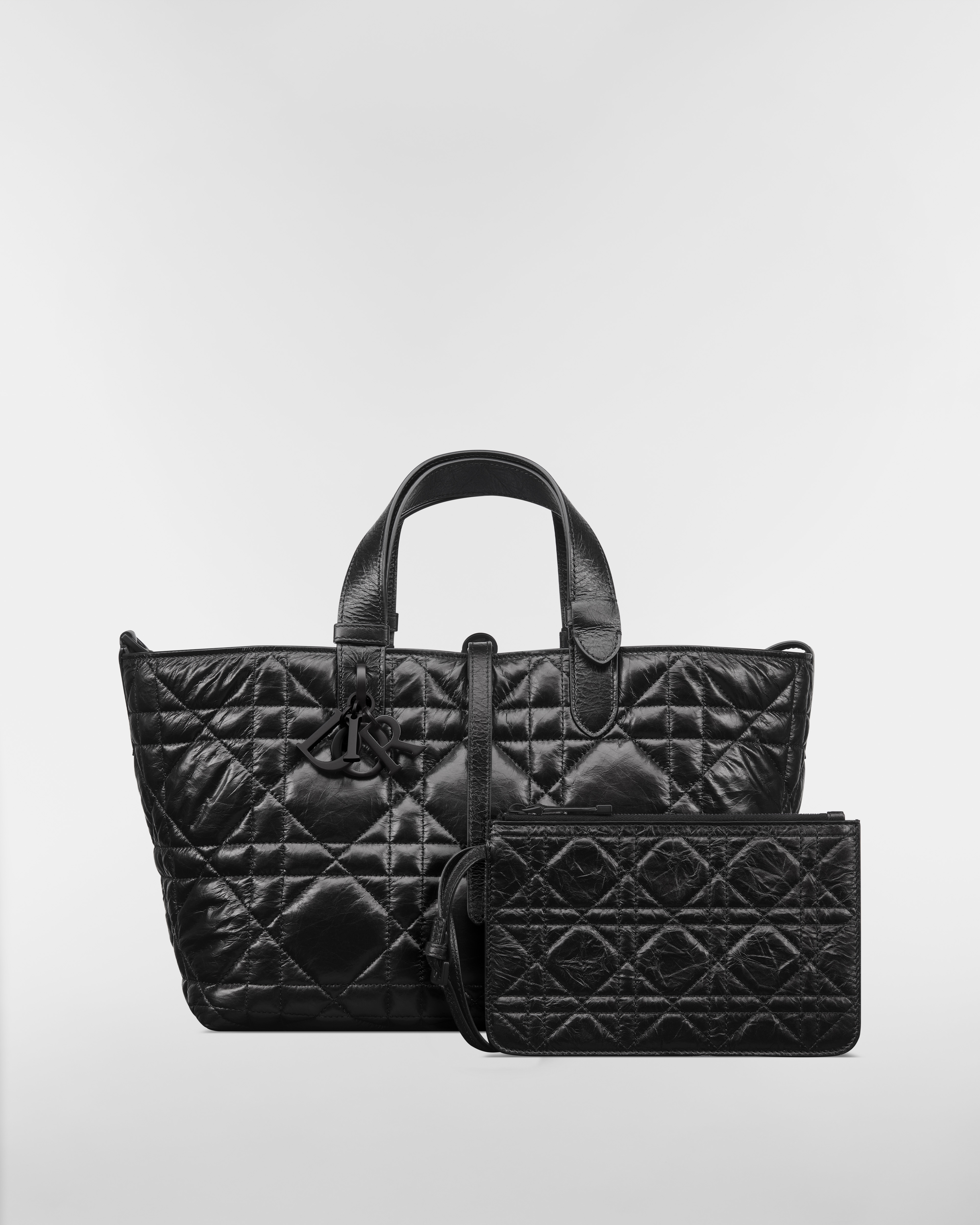 Dior Toujours バッグ ミディアム マクロカナージュ クリンクルド カーフスキン E10