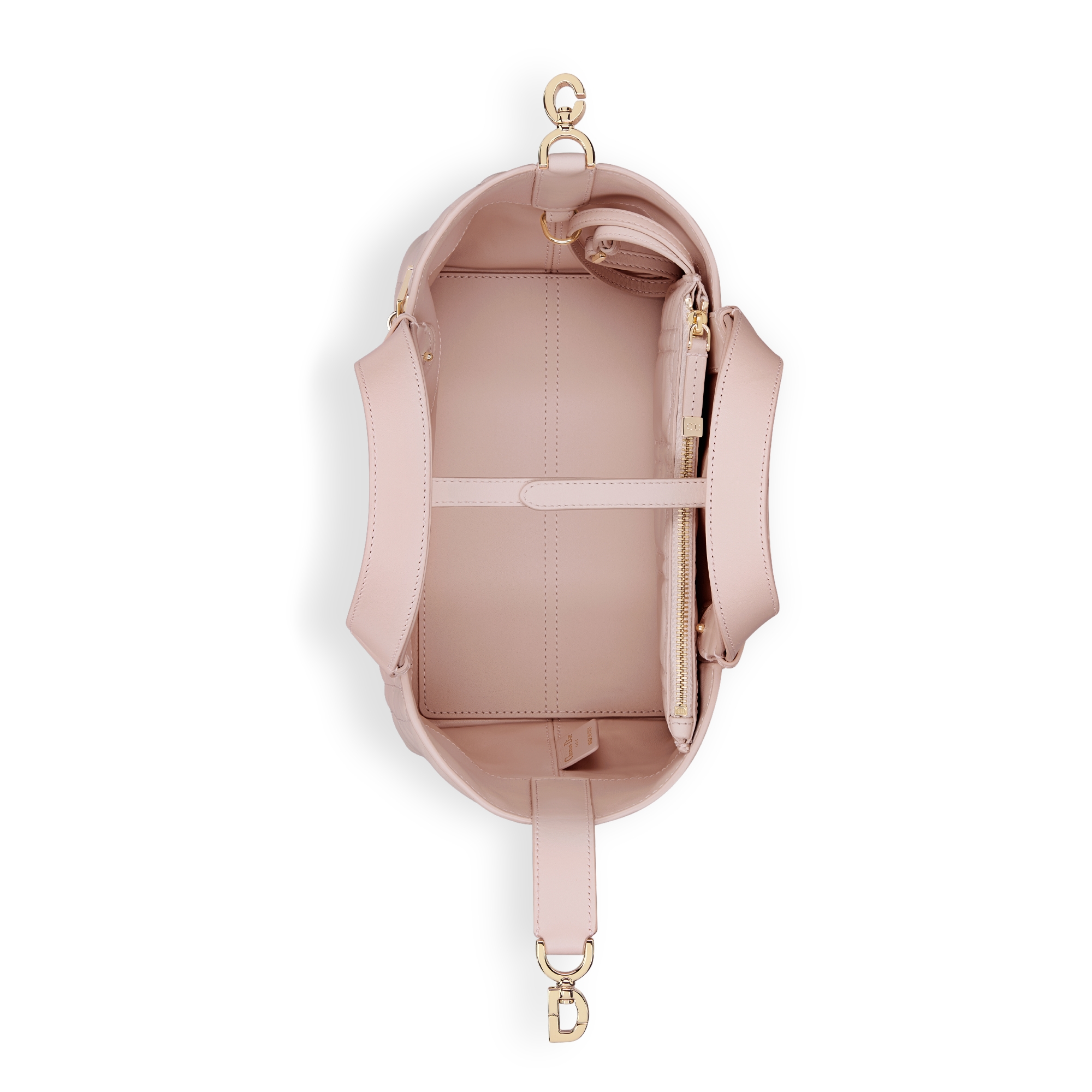 Dior Toujours 스몰 백 파우더 핑크 매크로까나쥬 송아지 가죽 E06