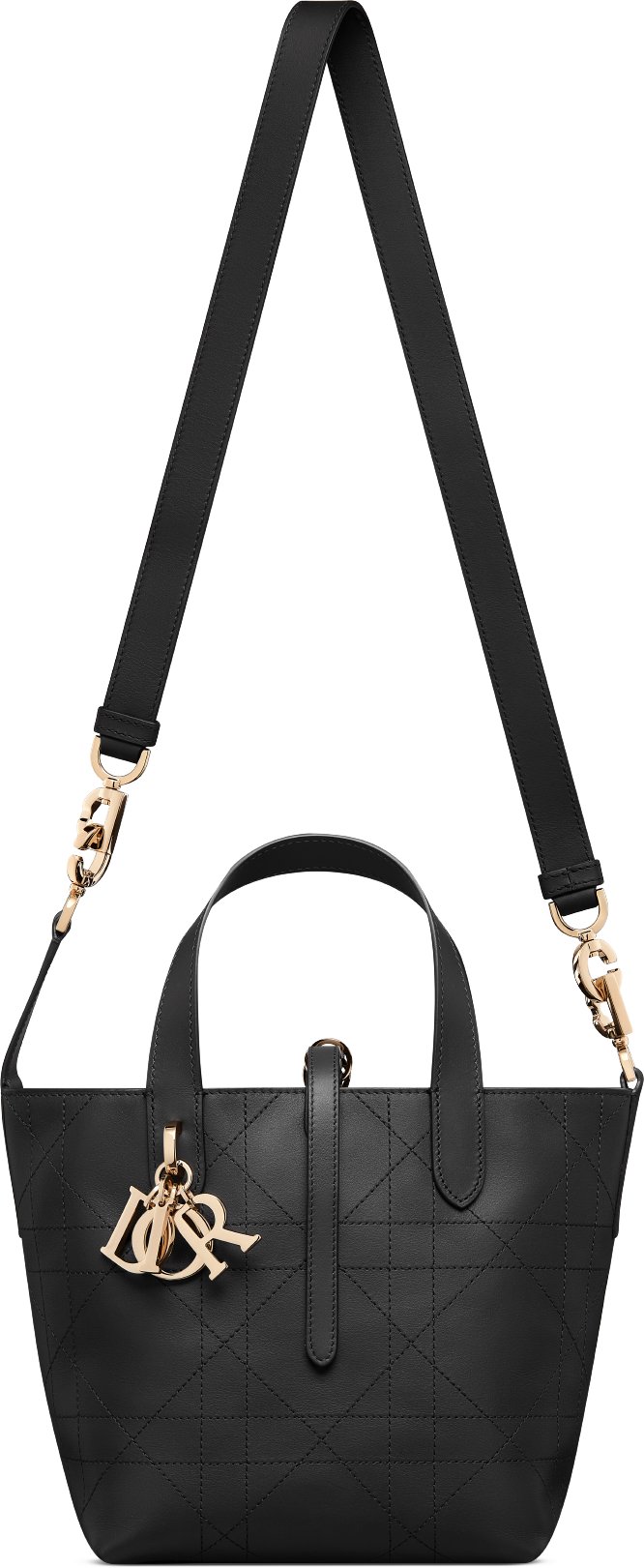 Small Dior Toujours Vertical Tote Bag Unfolded view