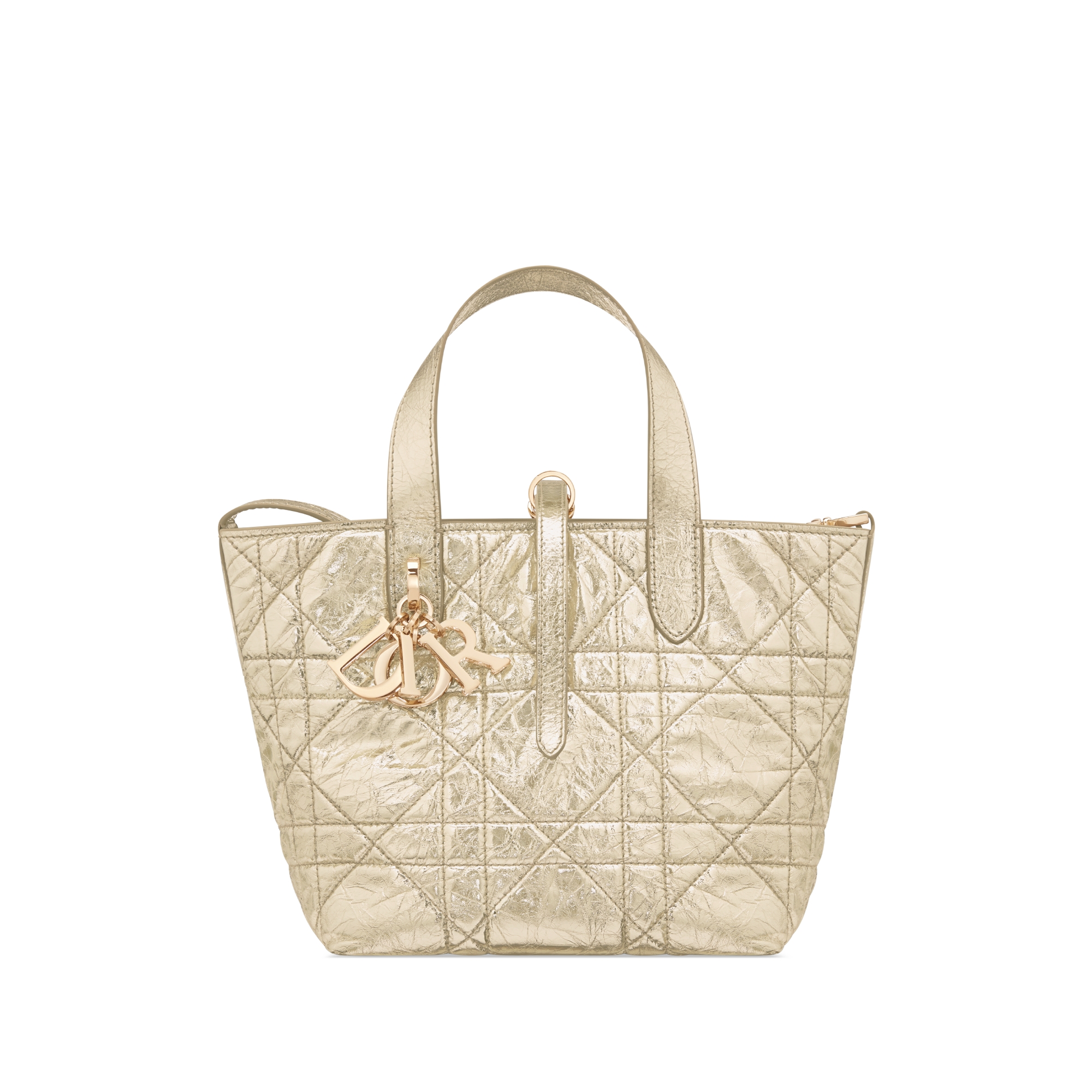 Dior Toujours バーティカル トートバッグ スモール フラット マクロカナージュ クリンクルド カーフスキン E01