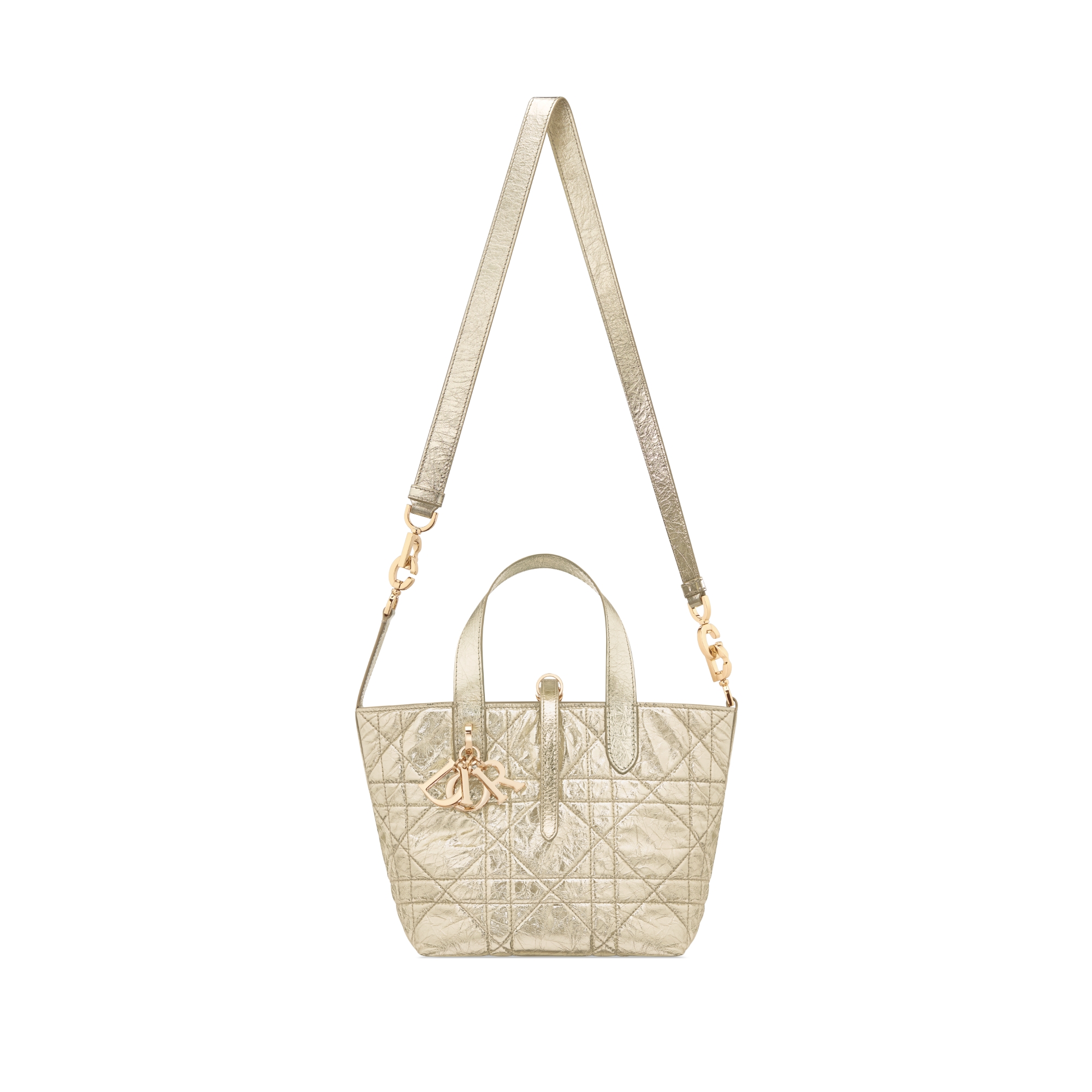 Dior Toujours バーティカル トートバッグ スモール フラット マクロカナージュ クリンクルド カーフスキン E07