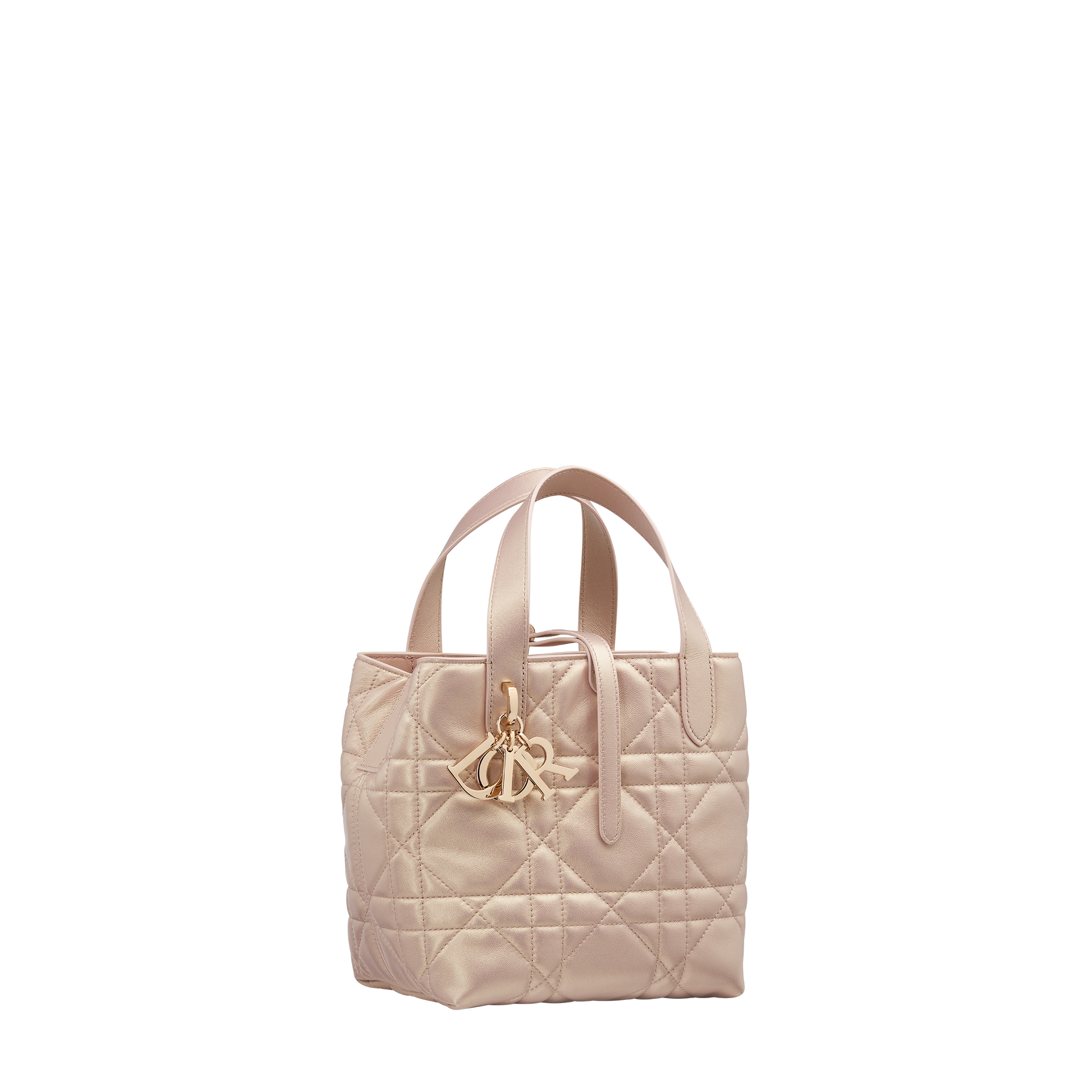  Pearlescent Pink Macrocannage Lambskin