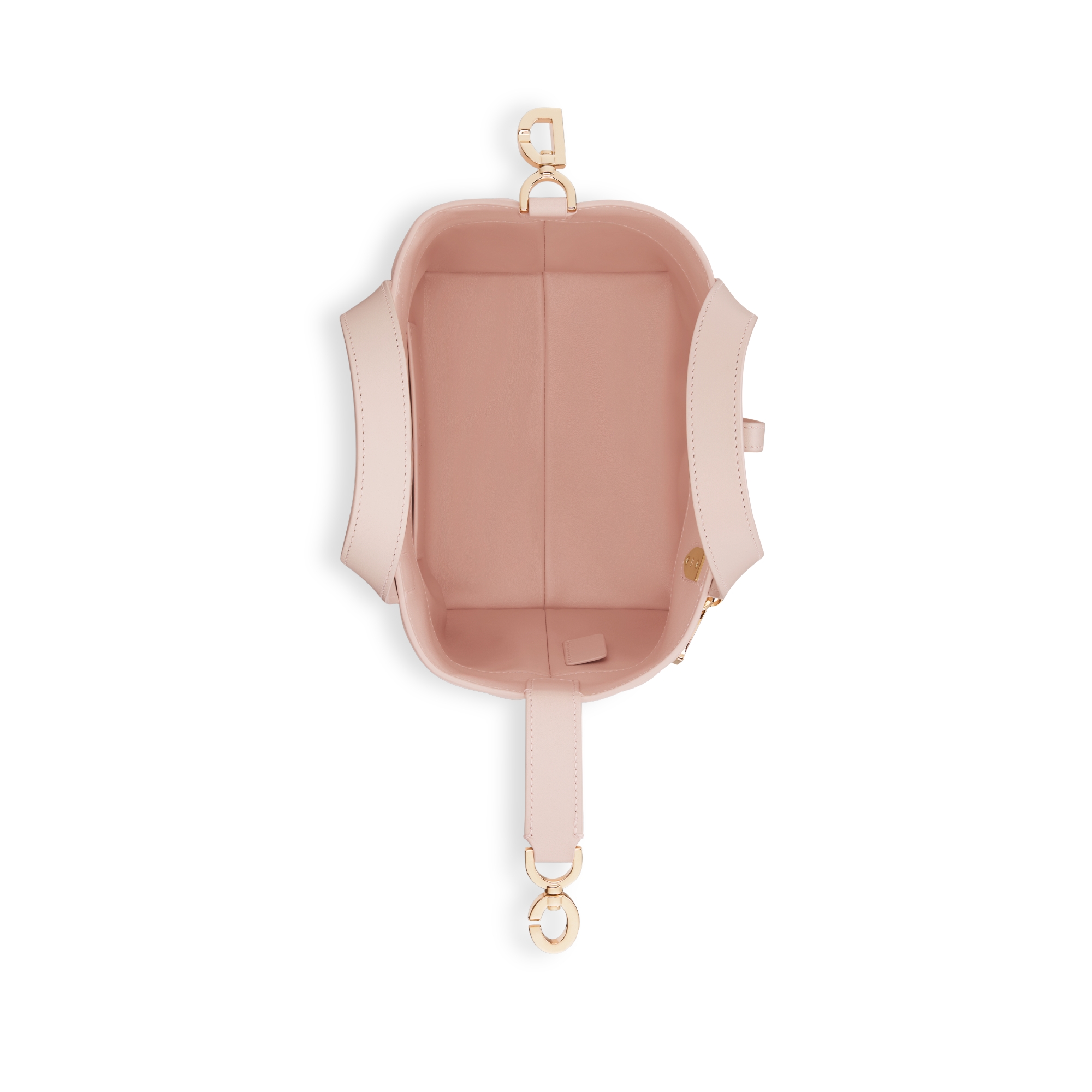 Small Dior Toujours Vertical Tote Bag Powder Pink Macrocannage Calfskin E06