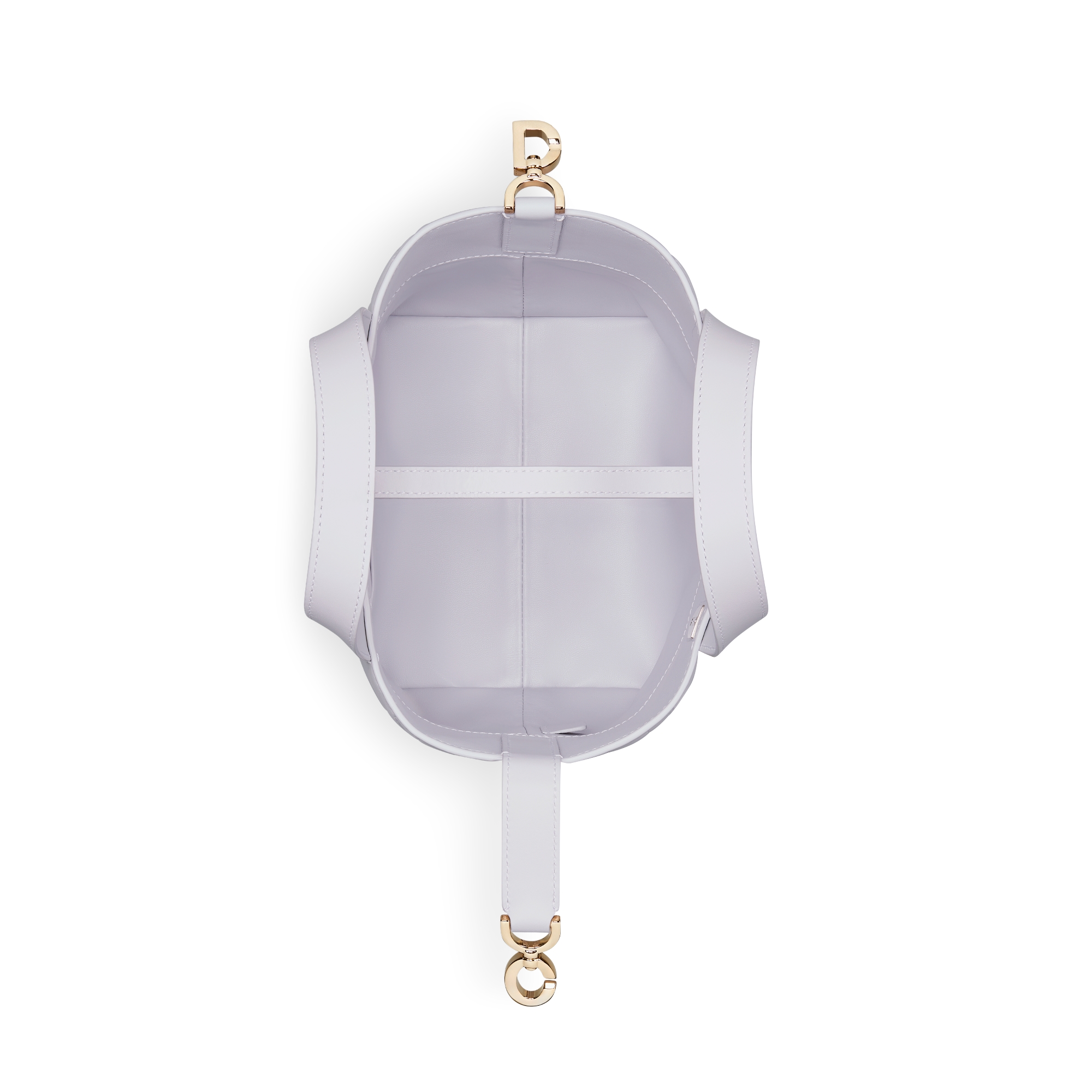 Small Dior Toujours Vertical Tote Bag Lilac Macrocannage Calfskin E06