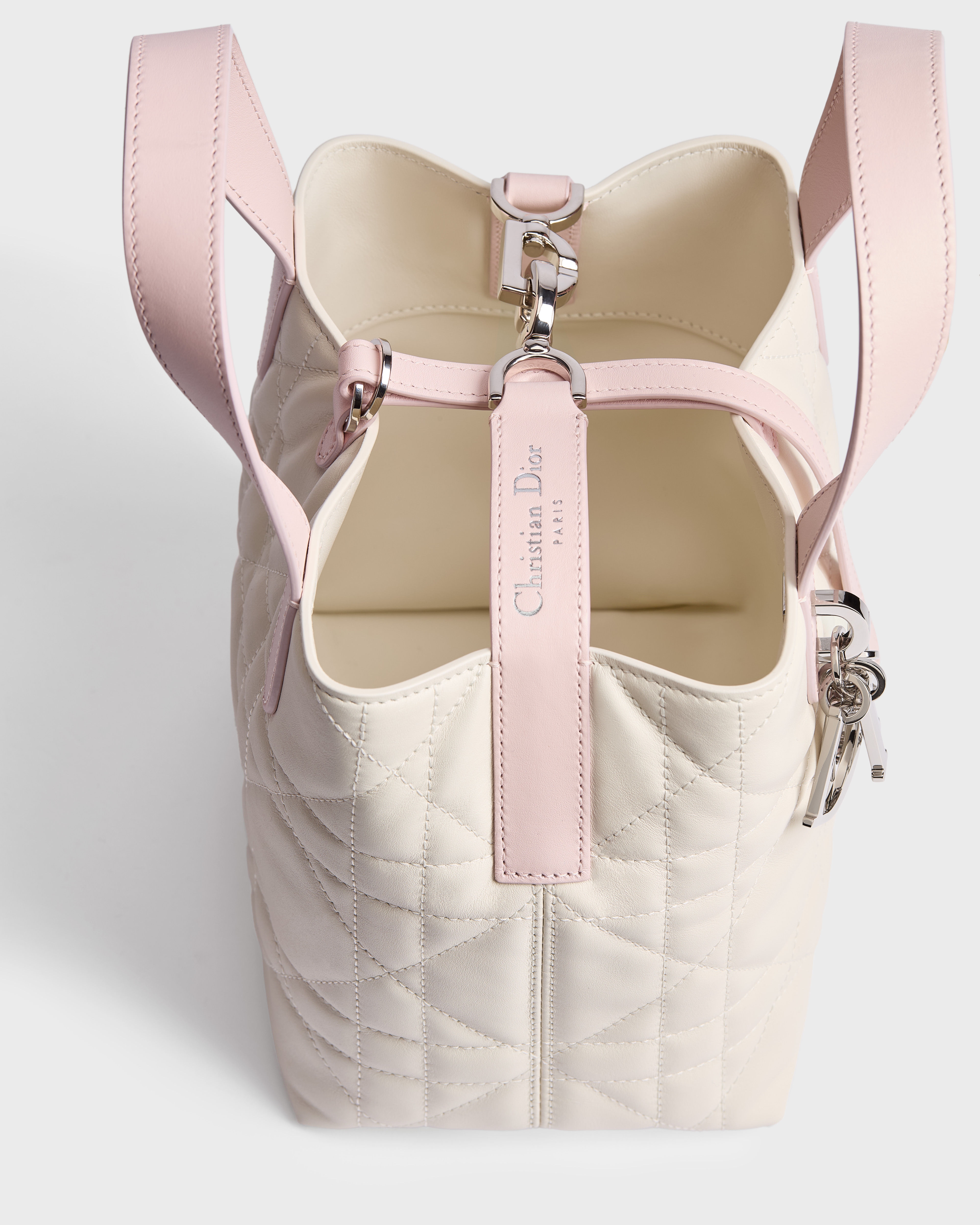 Dior Toujours バーティカル トートバッグ スモール マクロカナージュ カーフスキン E09