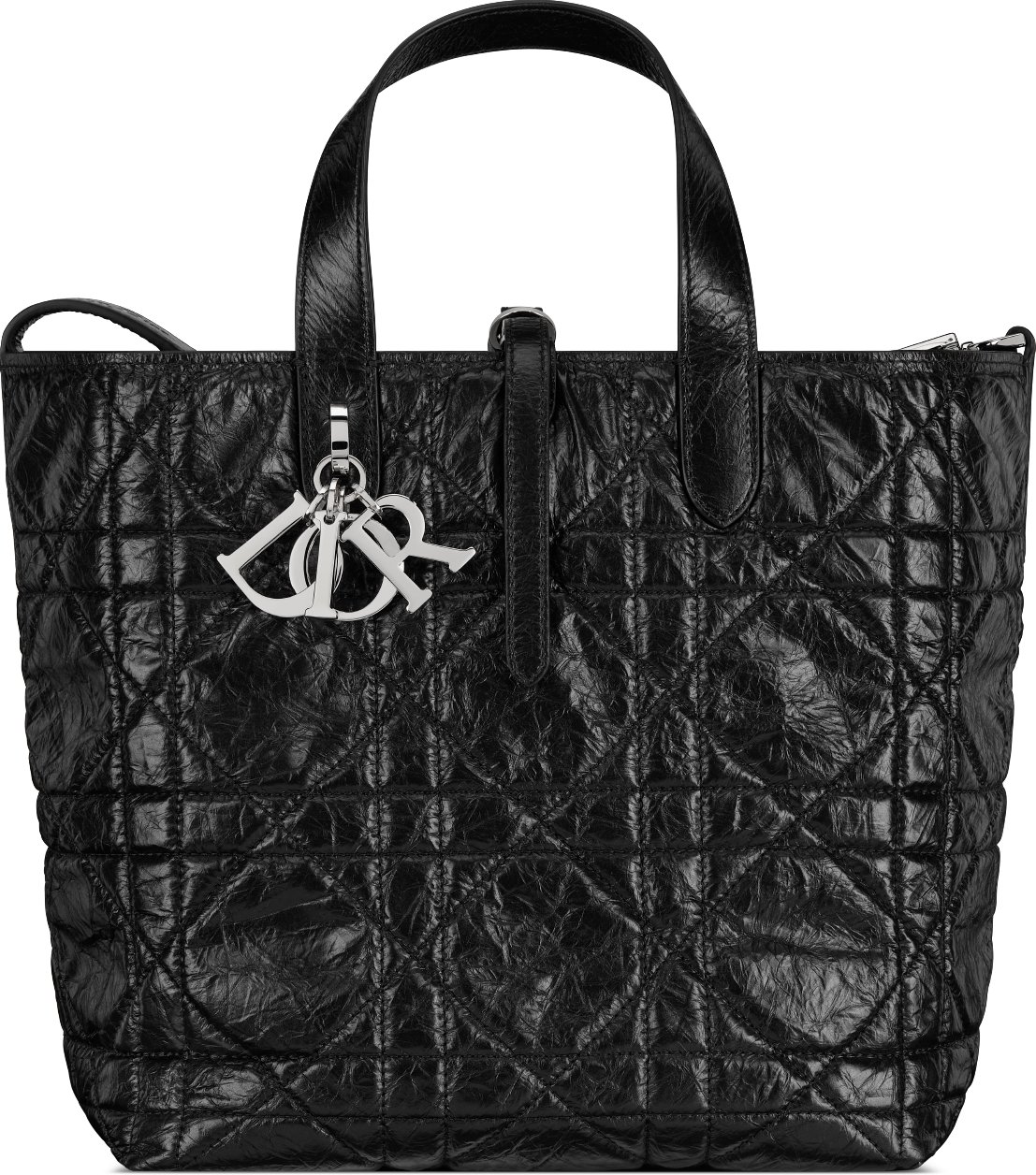 Medium Dior Toujours Vertical Tote Bag Front view