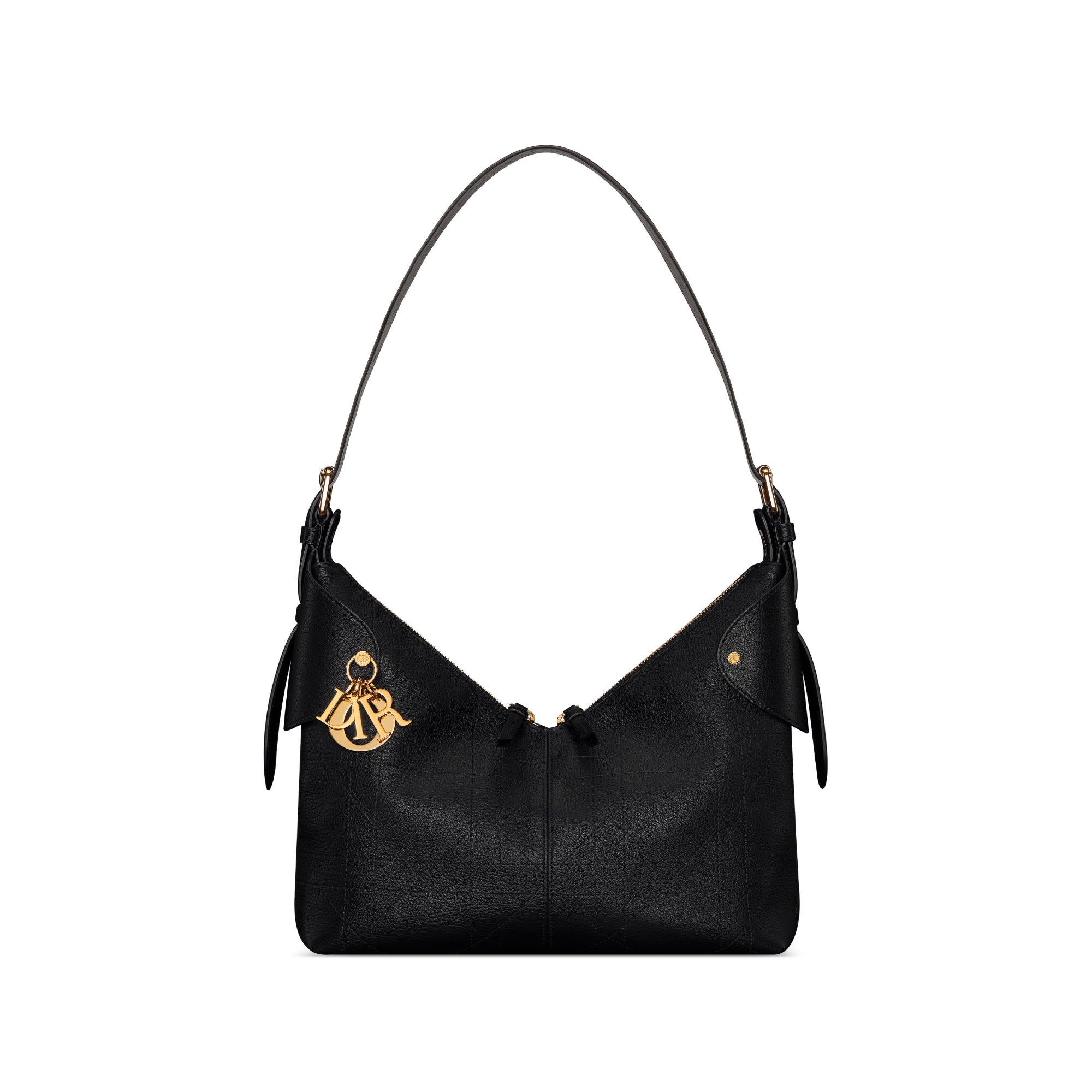 Dior（ディオール）　ハンドバッグ　ブラック ブランド品 買取強化中】レディ ディオール レザー ハンドバッグ