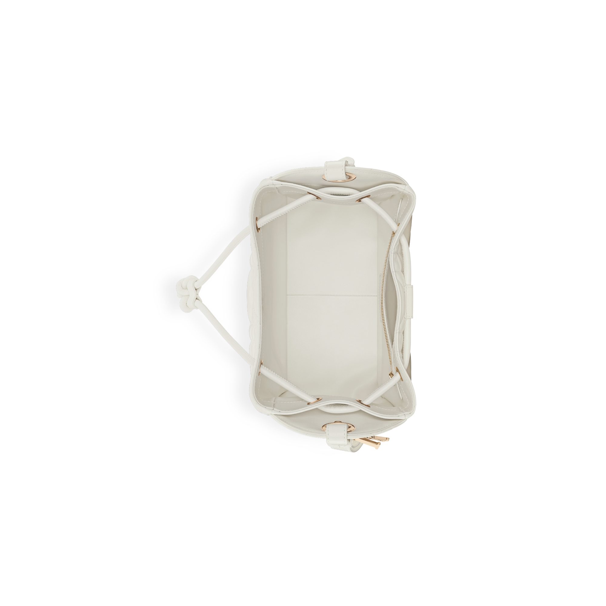 Medium D-Motion Bag Ivory Macrocannage Lambskin E06