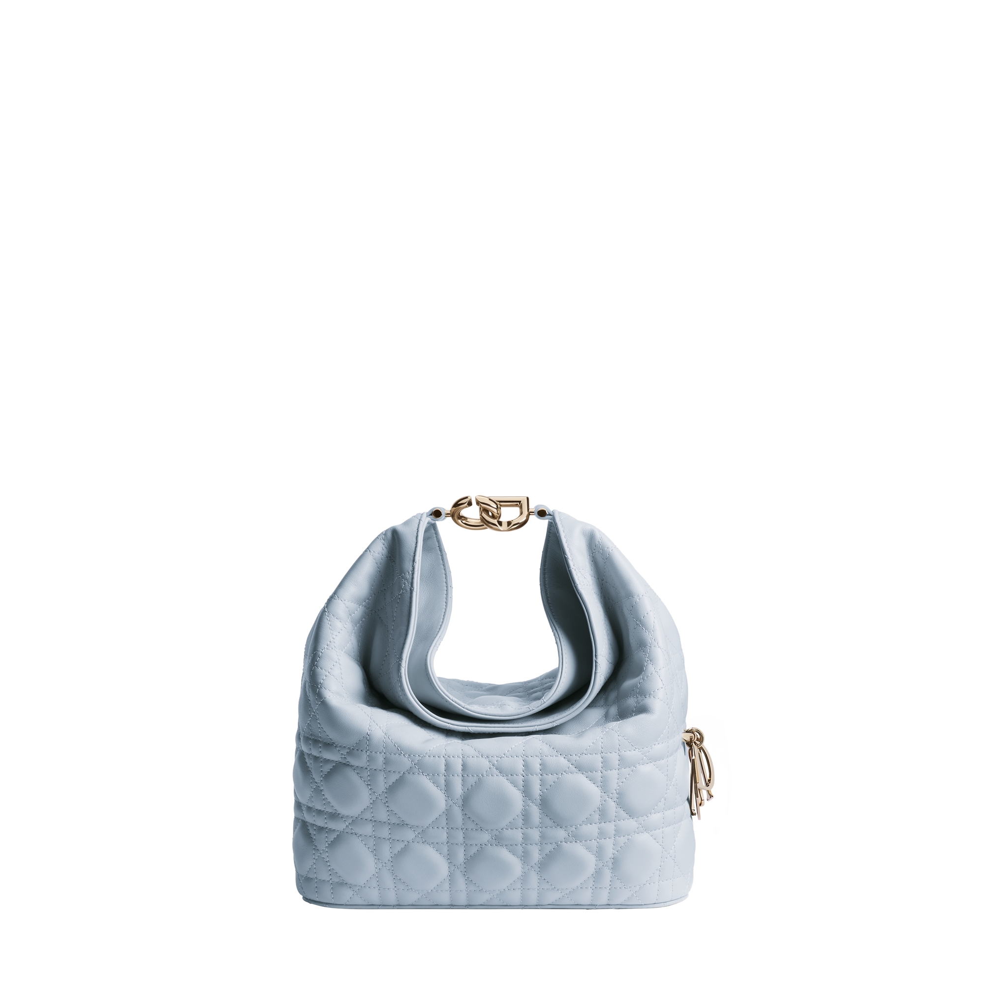  Ice Blue Cannage Lambskin