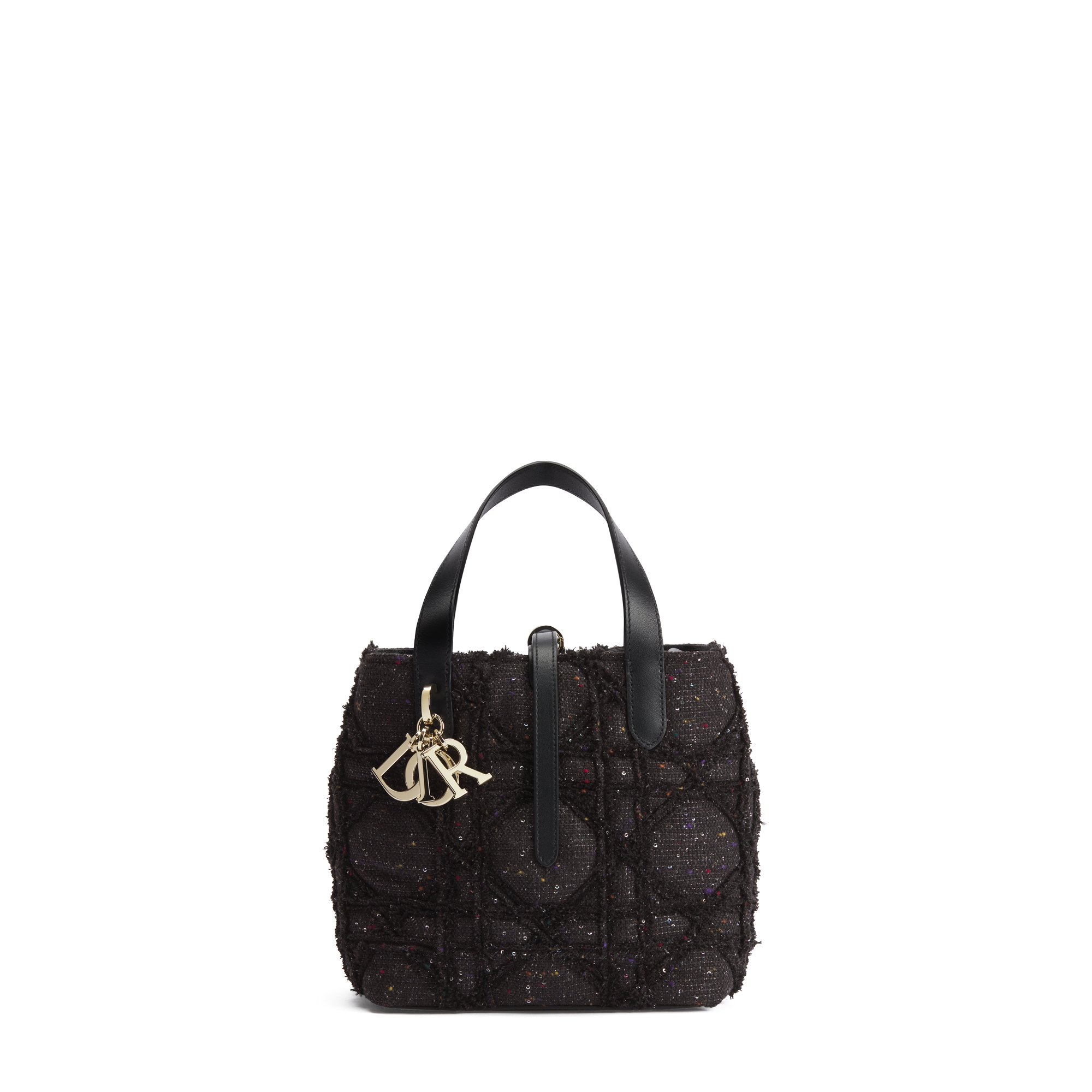 DIOR クロシュハット　★ Towasan Small Dior Toujours Vertical Tote Bag Black Multicolor Cannage
