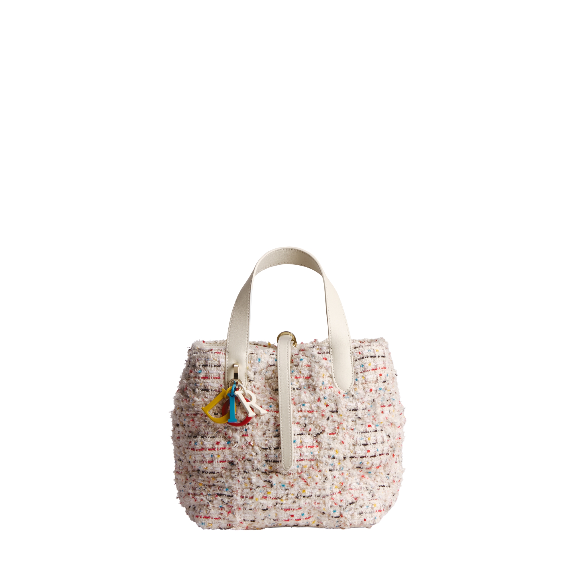 Small Dior Toujours Vertical Tote Bag Multicolor Macrocannage