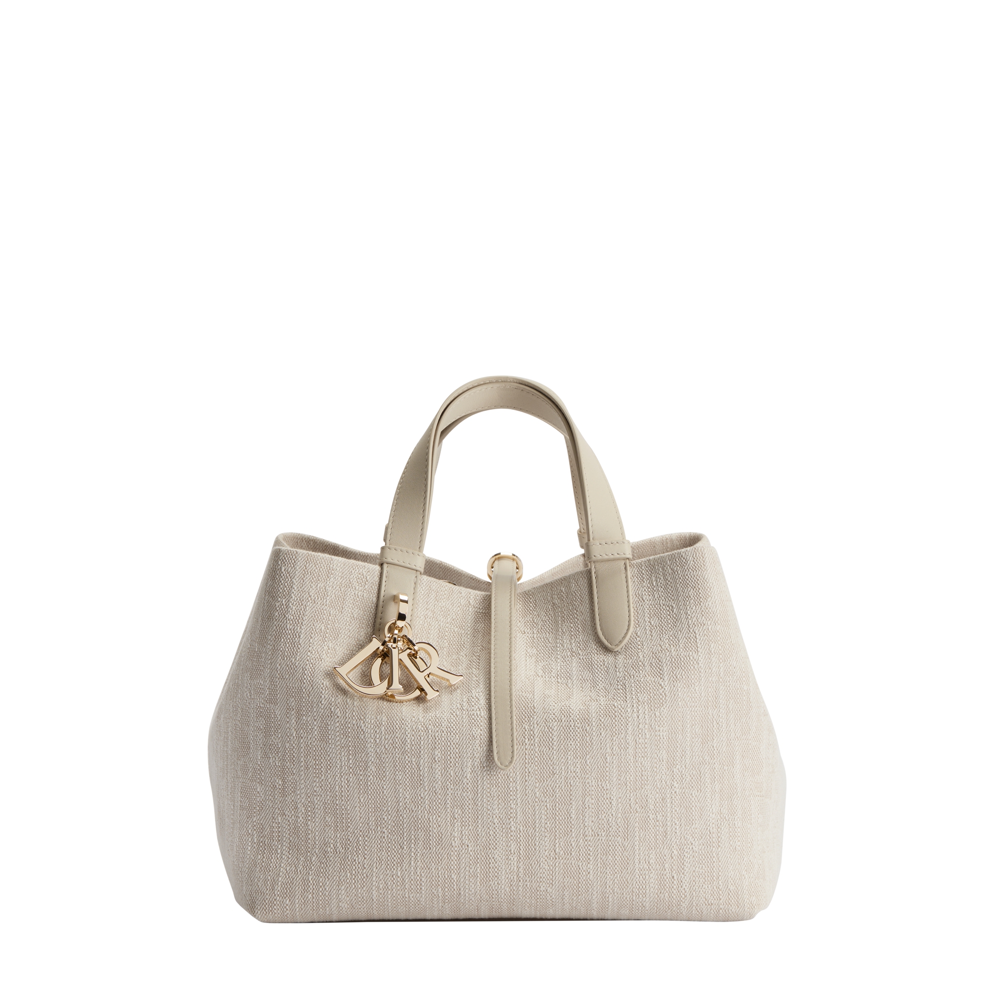 Medium Dior Toujours Bag Beige Dior Oblique Washed Jacquard E01