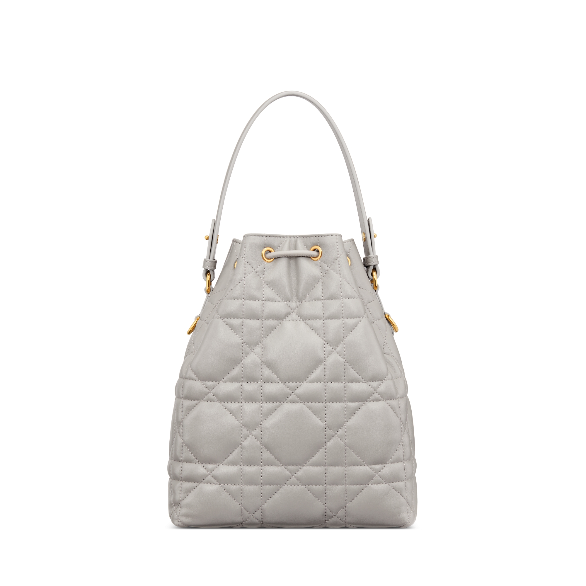 Dior Caro 스몰 버킷백 그레이 매크로까나쥬 양가죽 E08