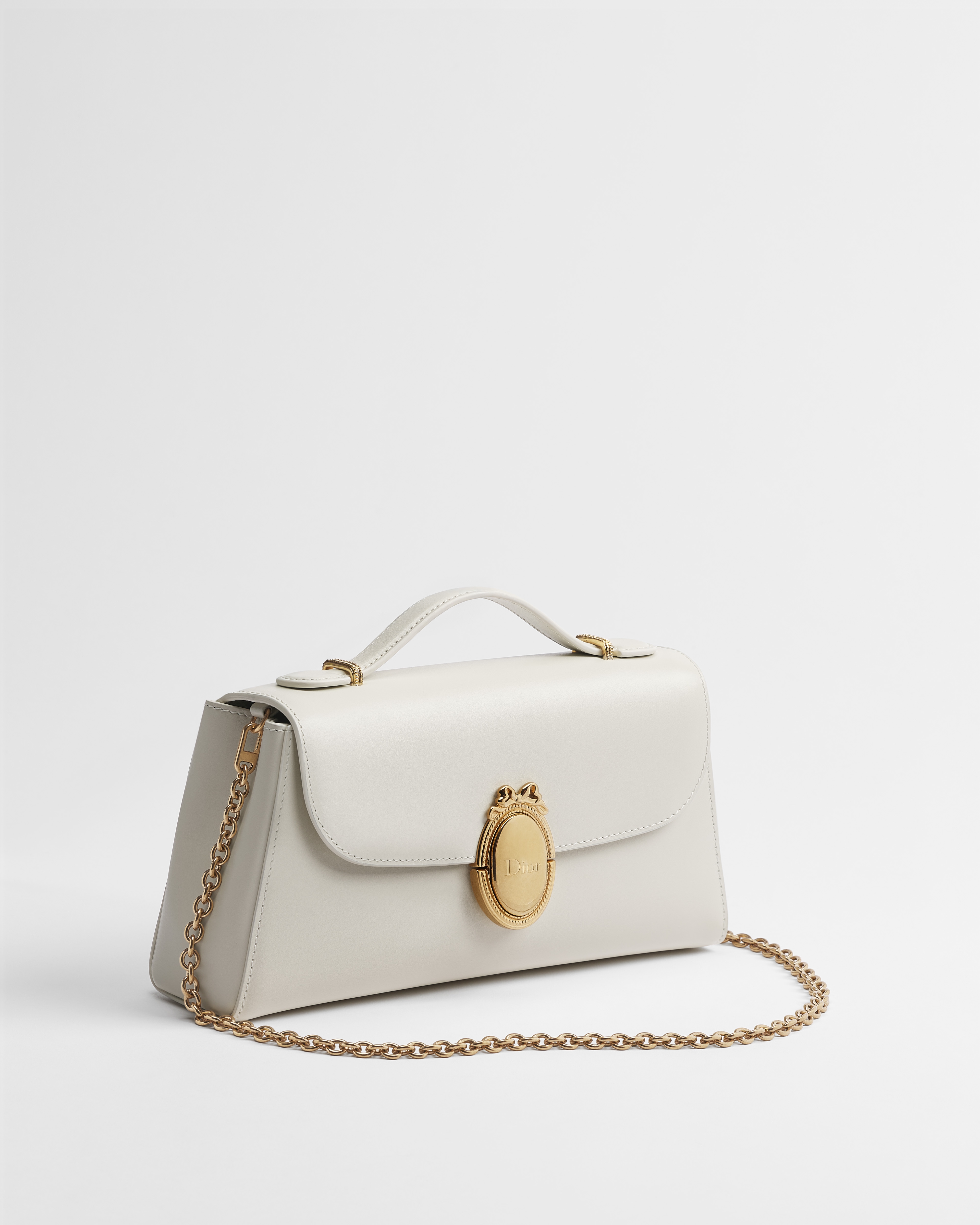 Dior Médaillon Pouch Latte Smooth Calfskin E03