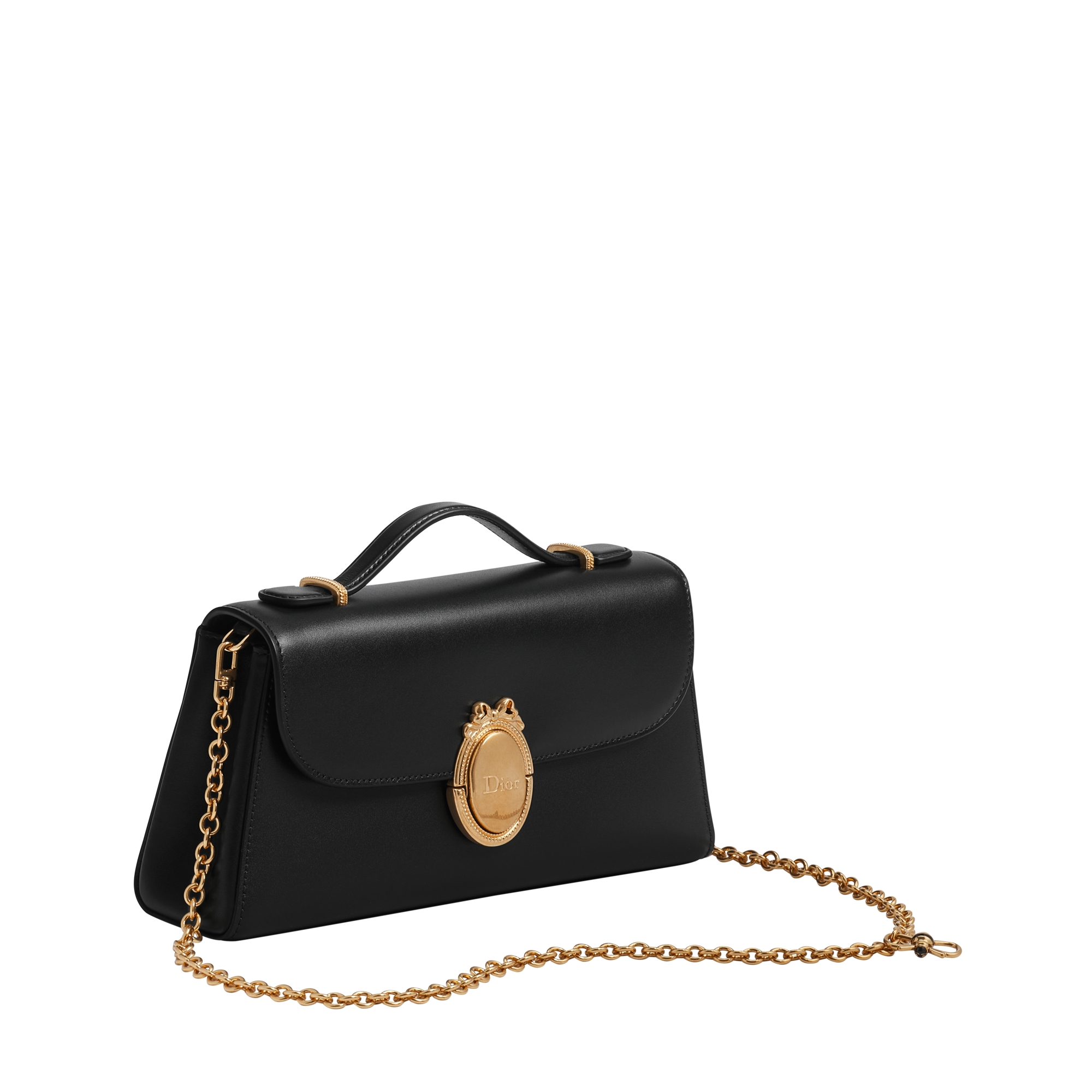 Dior Médaillon Pouch Black Smooth Calfskin E03