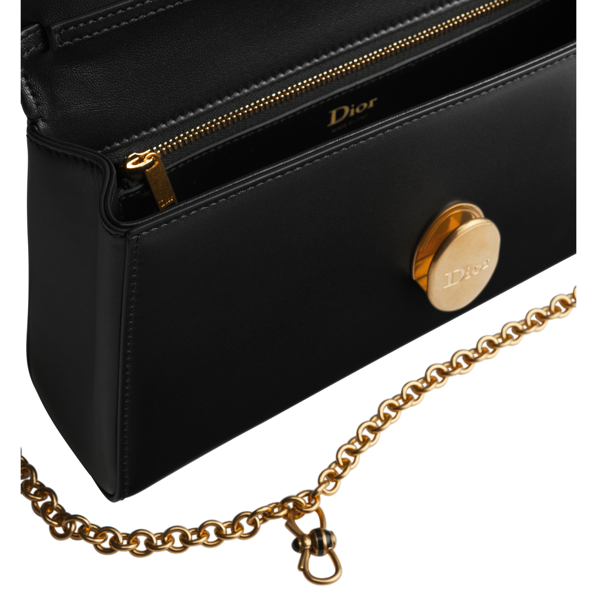 Dior Médaillon Pouch Black Smooth Calfskin E06
