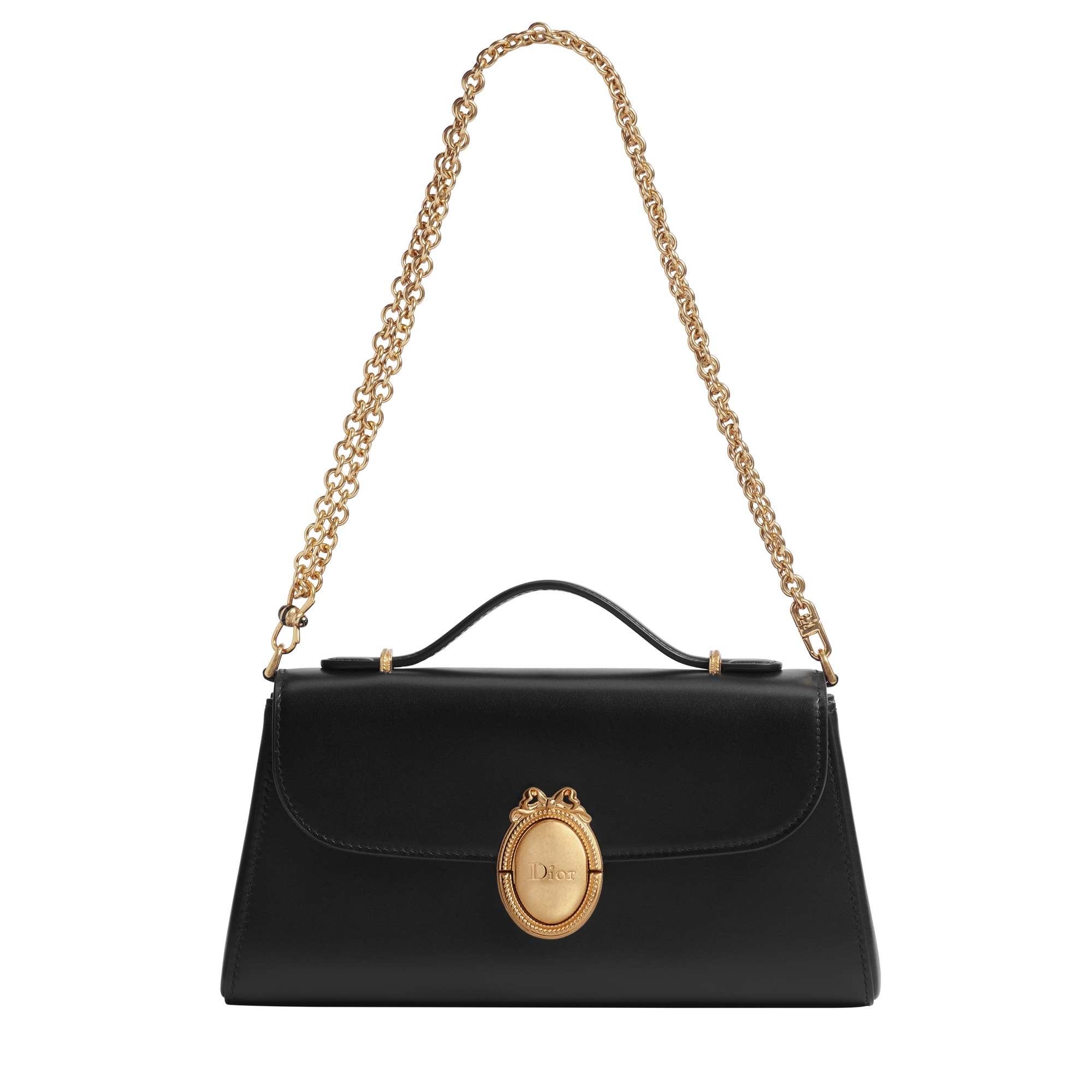 Dior Médaillon Pouch Black Smooth Calfskin E07