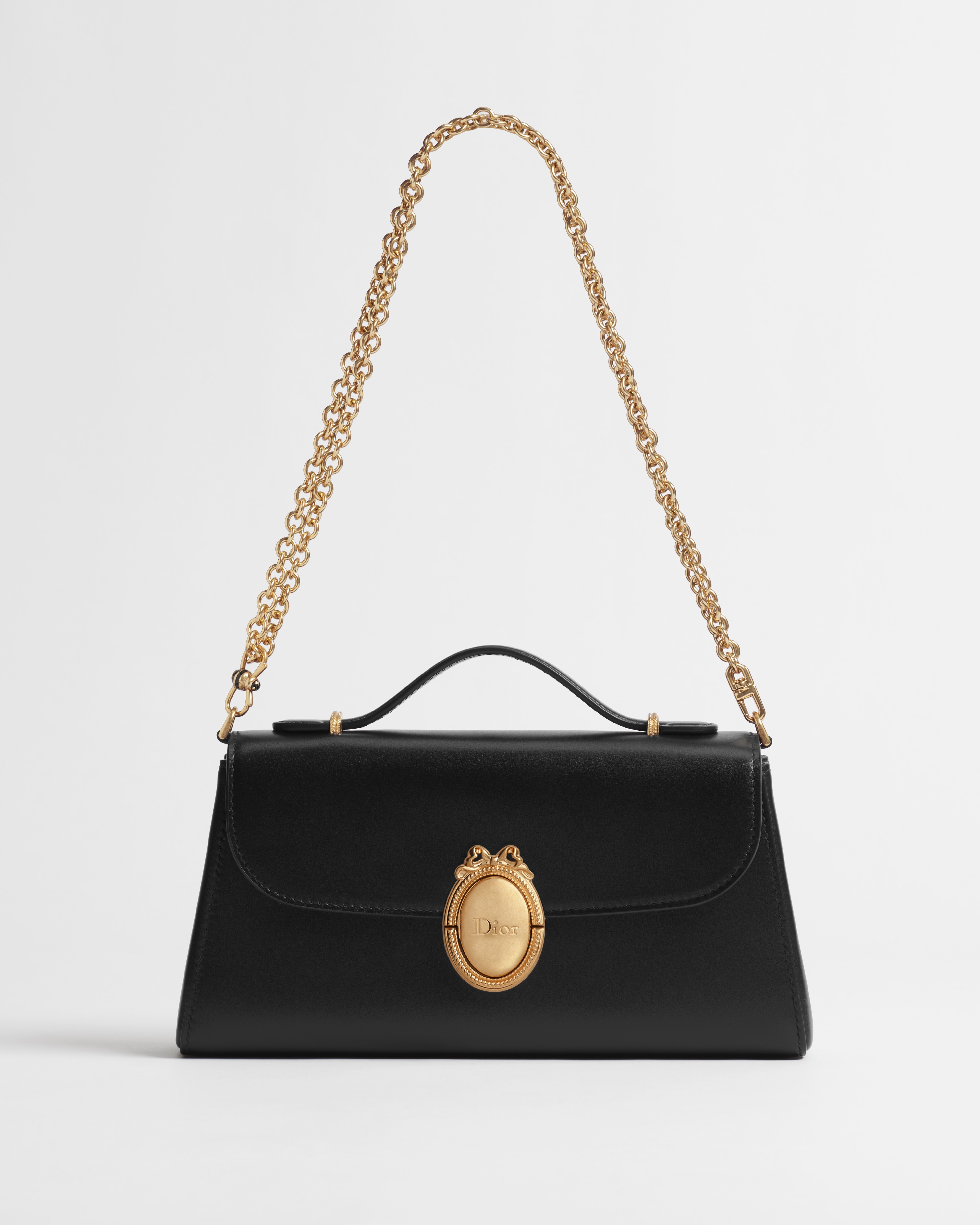 Dior Médaillon Pouch Black Smooth Calfskin E07